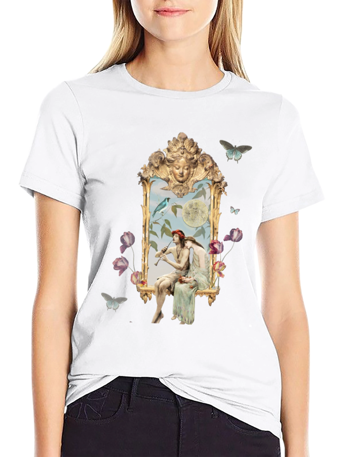 Artistic Golden Frame T-Shirt