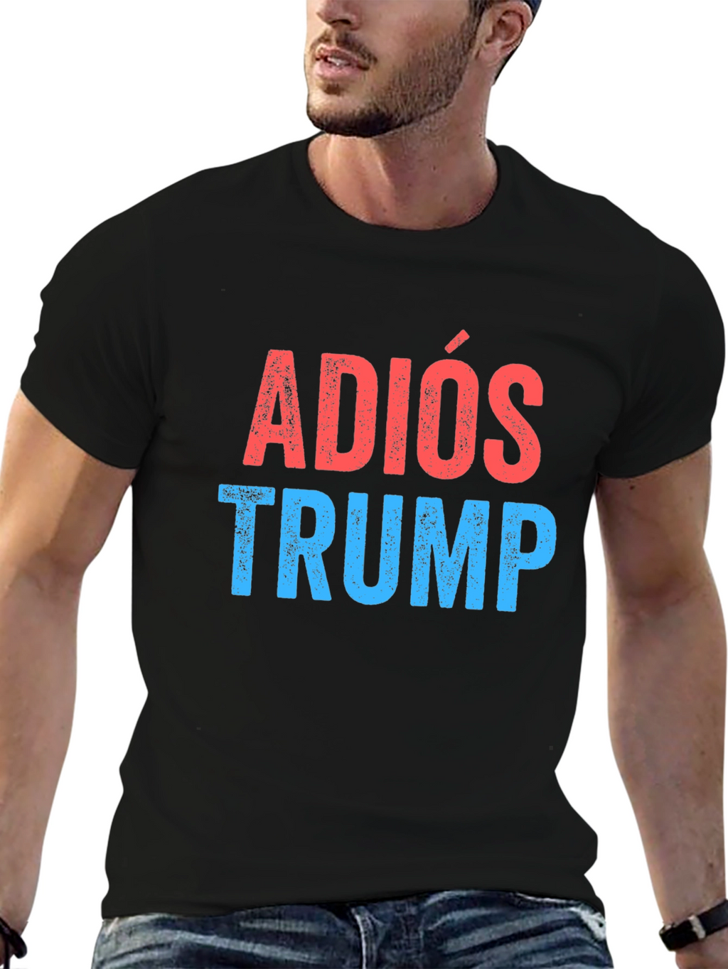 Adios Trump Graphic Tee - Political Statement T-Shirt
