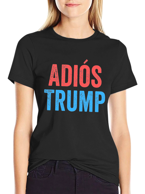 Adios Trump Graphic Tee - Political Statement T-Shirt