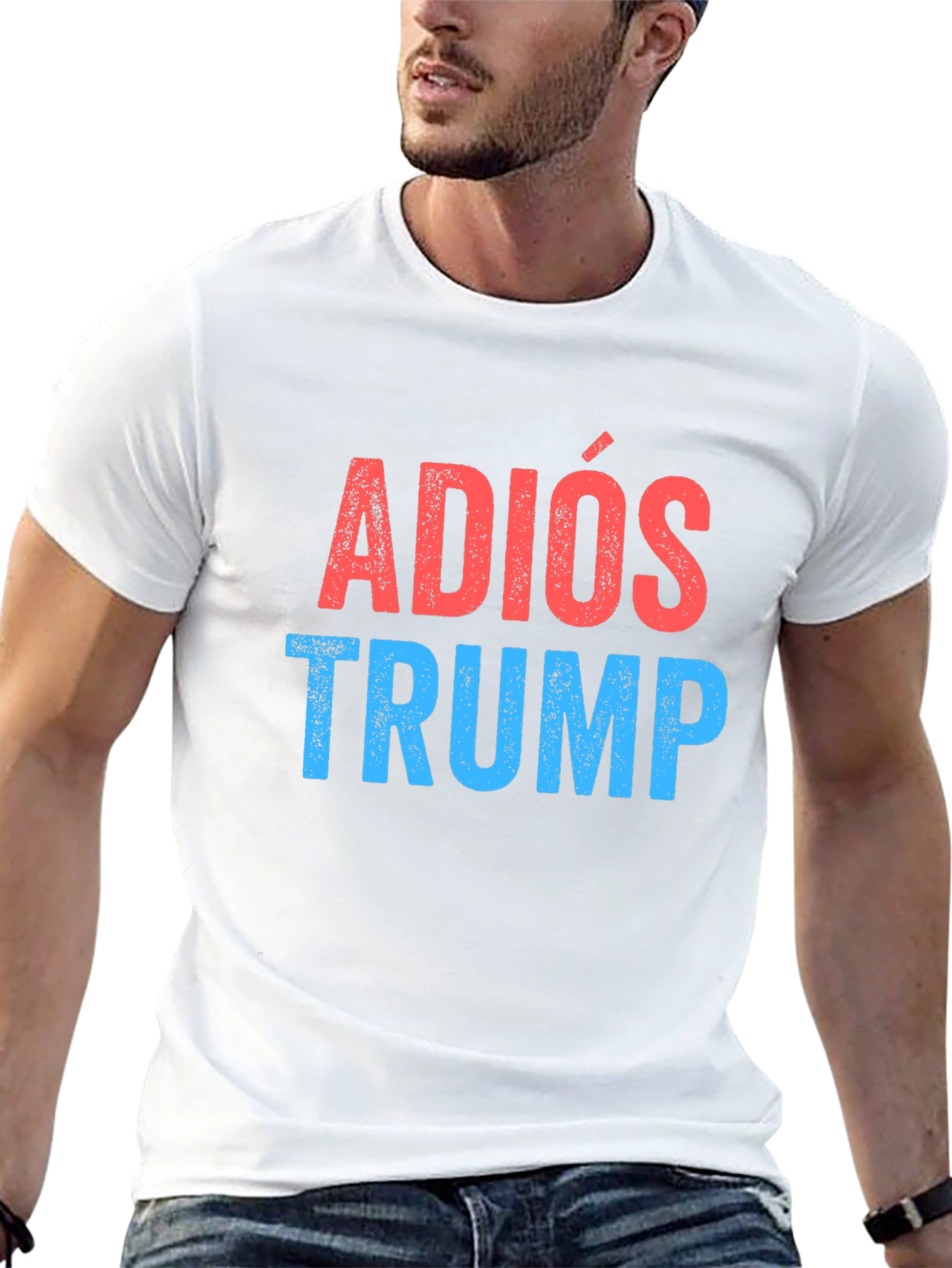 Adios Trump Graphic Tee - Political Statement T-Shirt