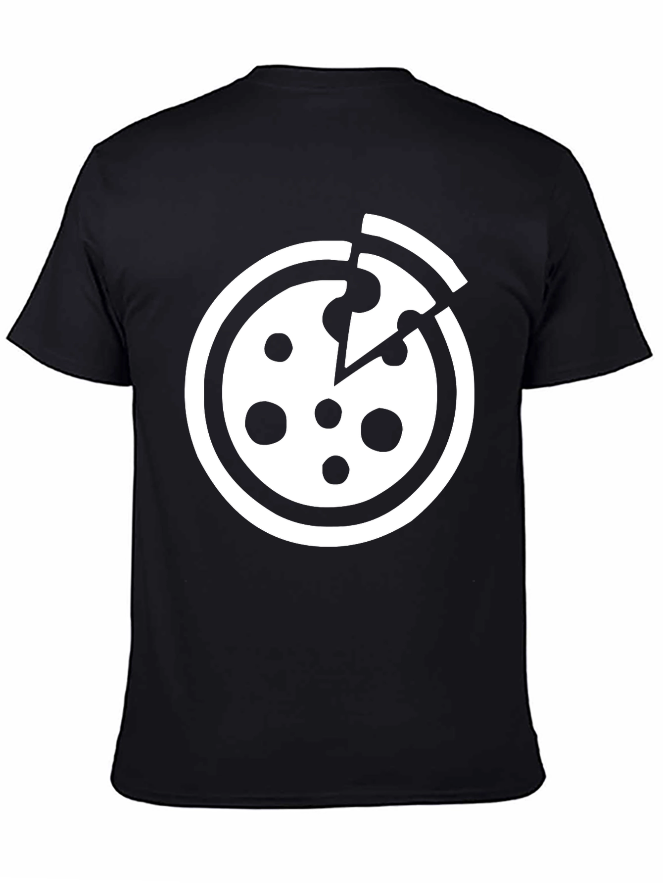 Pizza Graphic T-Shirt - Black