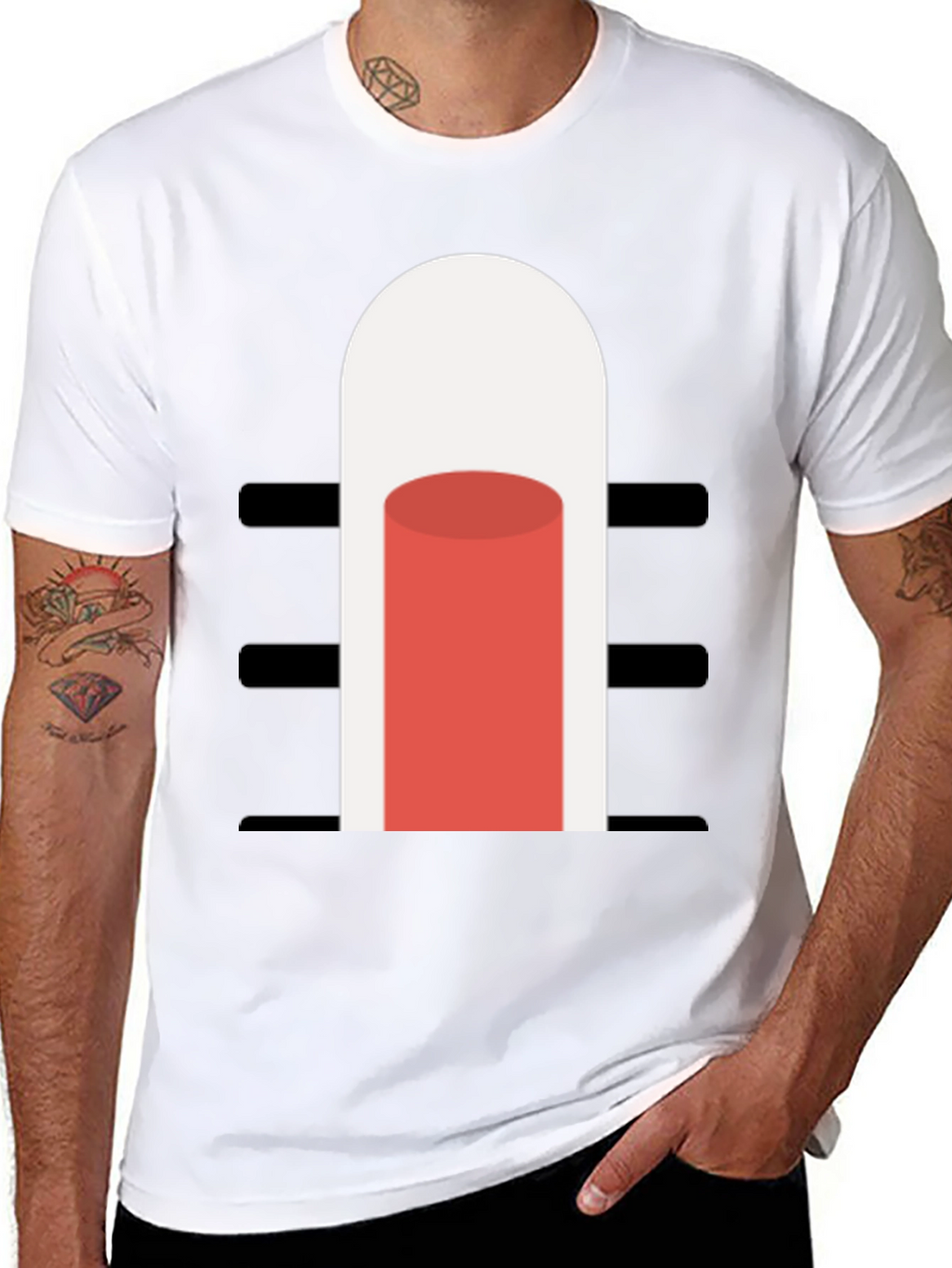 Modern Graphic Tee - Minimalist Design