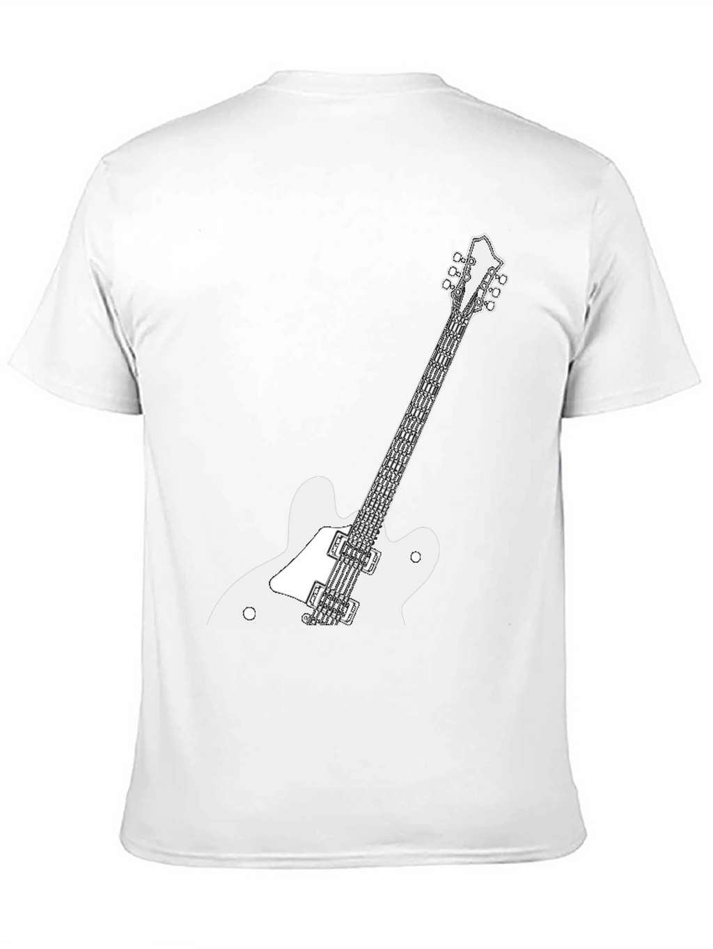 Electric Guitar Graphic Tee - Classic Rock Style