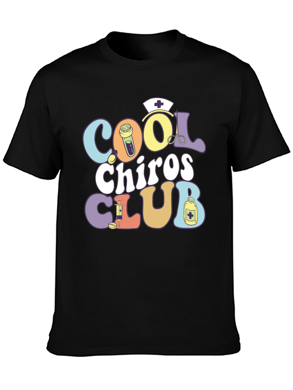 Cool Chiros Club Graphic T-Shirt