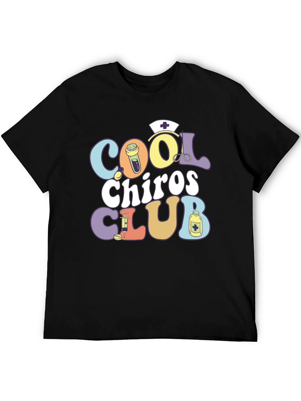 Cool Chiros Club Graphic T-Shirt