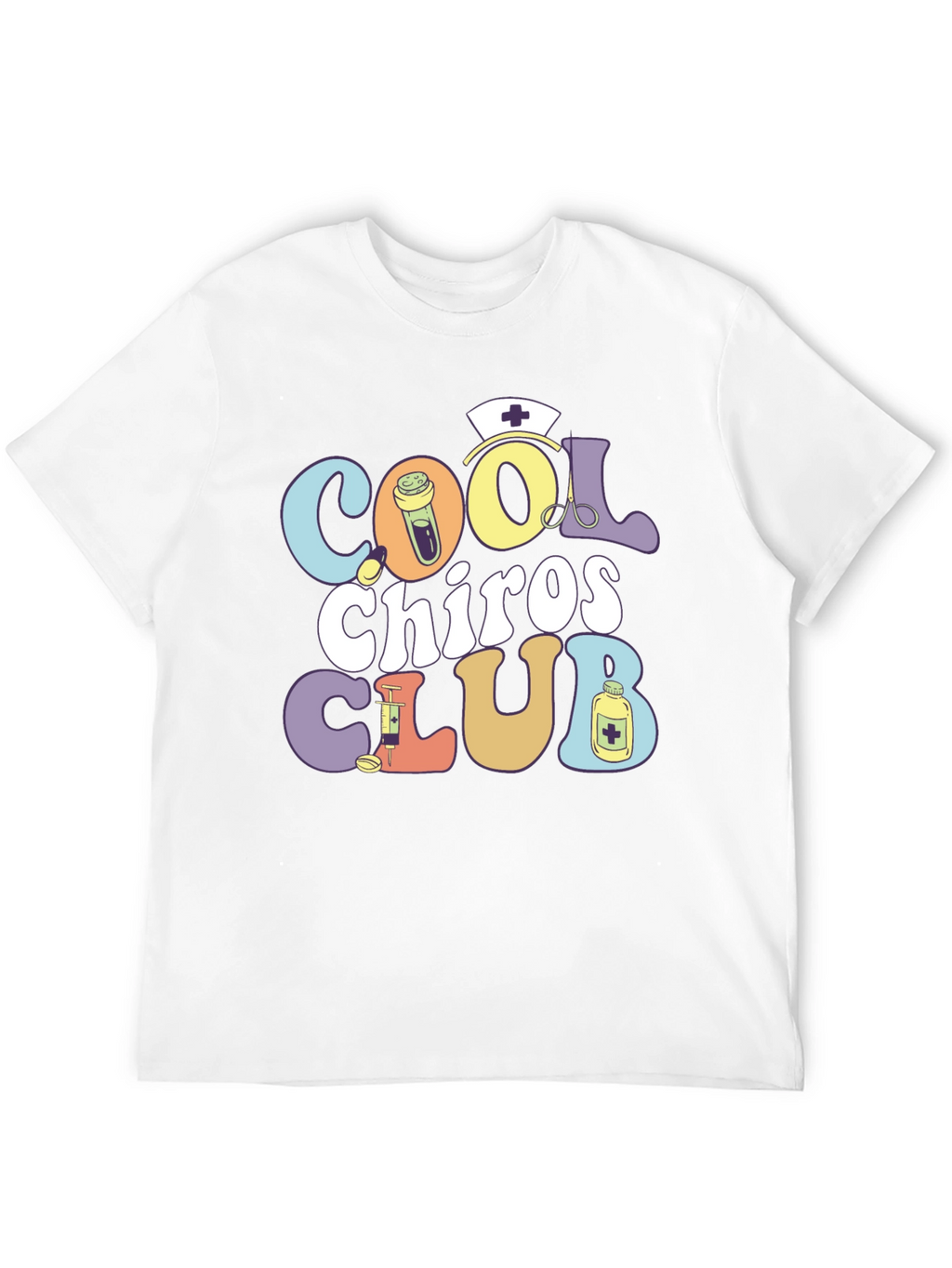Cool Chiros Club Graphic T-Shirt