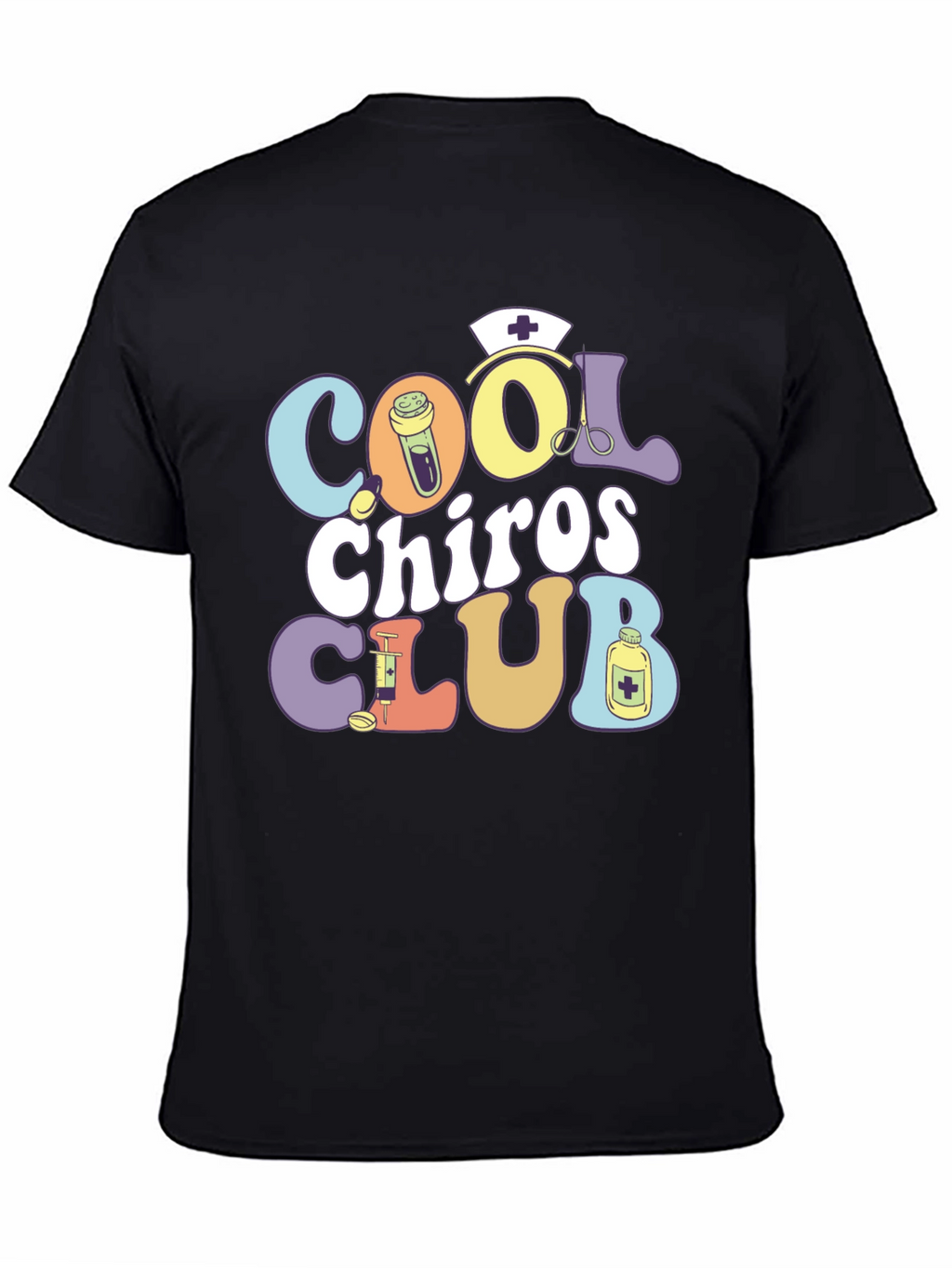 Cool Chiros Club Graphic T-Shirt