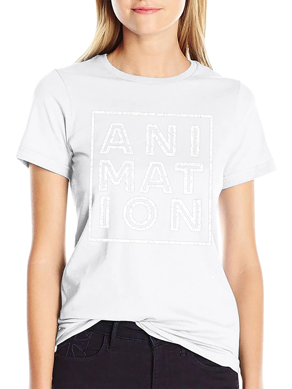 Animation Square Graphic T-Shirt