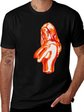 Bold Graphic Tee - Seductive Woman Illustration