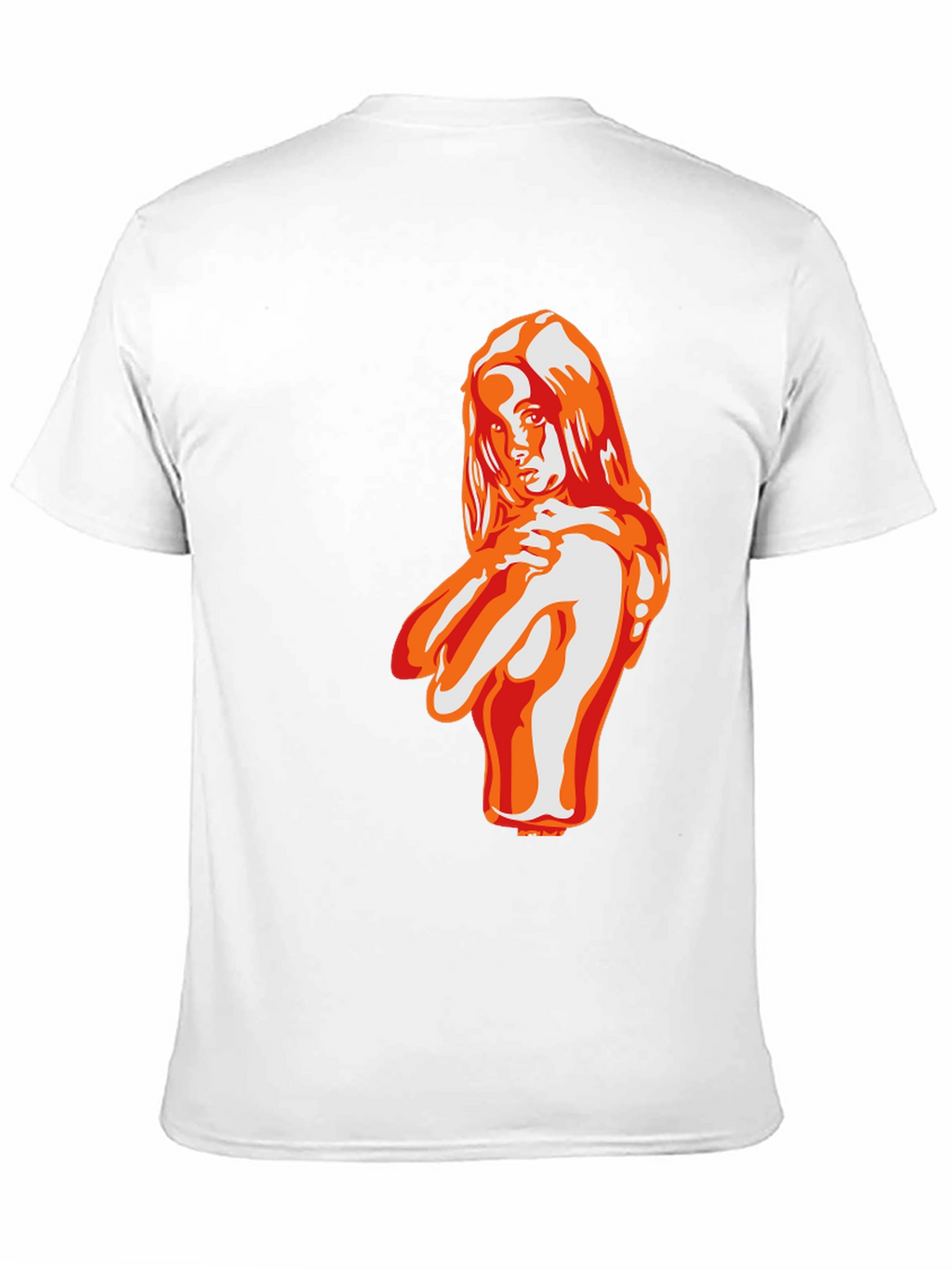 Bold Graphic Tee - Seductive Woman Illustration