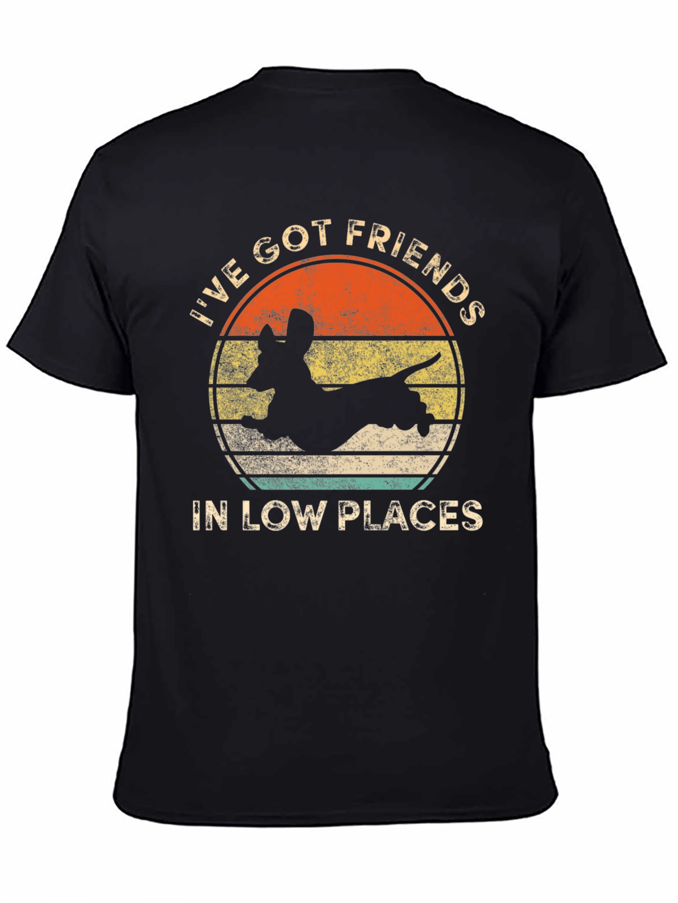Low Places Dachshund Graphic Tee