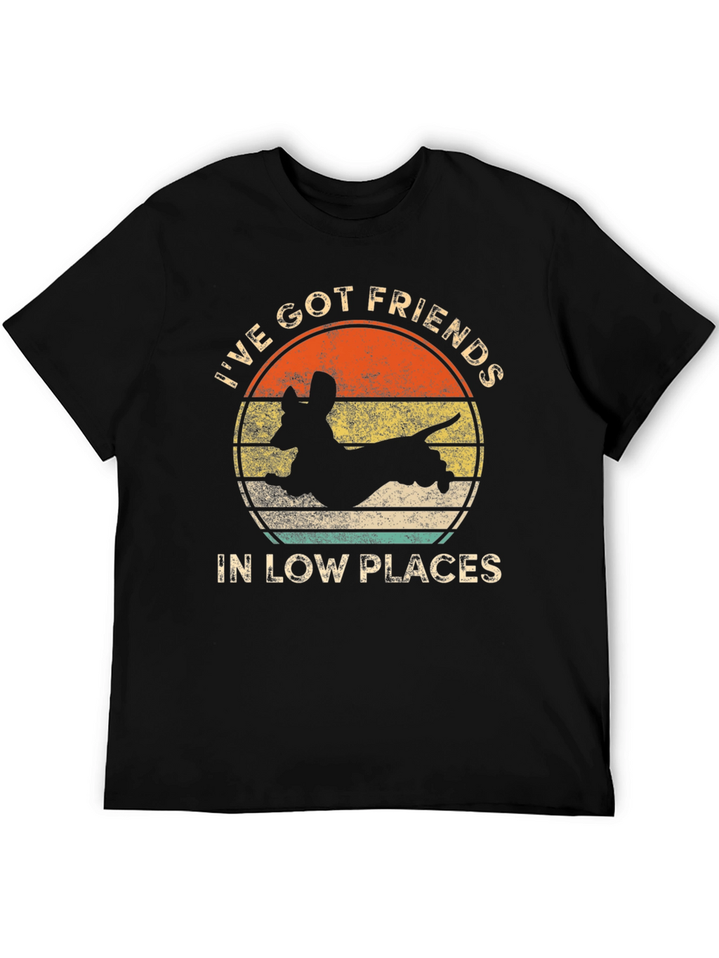 Low Places Dachshund Graphic Tee