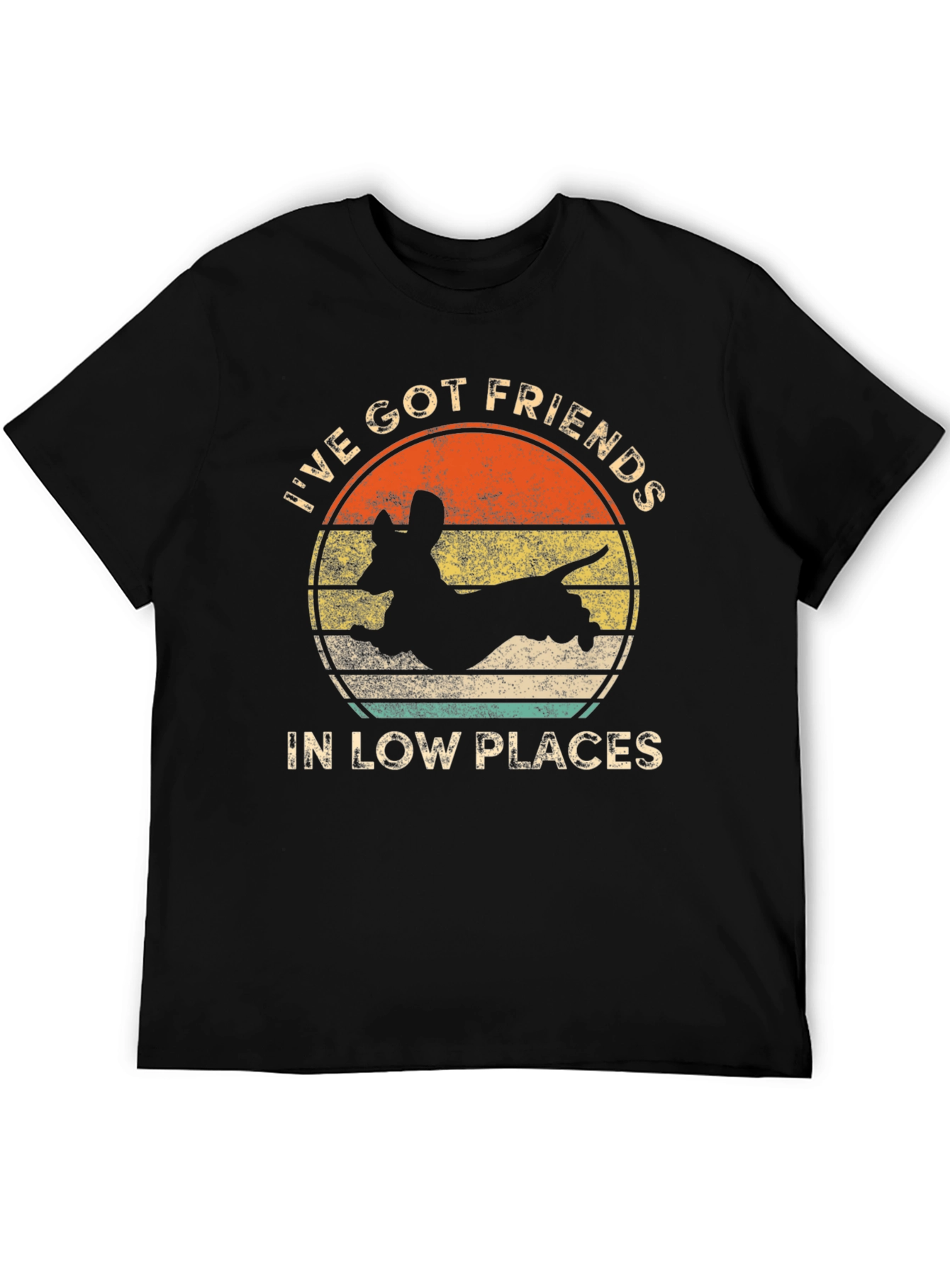 Low Places Dachshund Graphic Tee