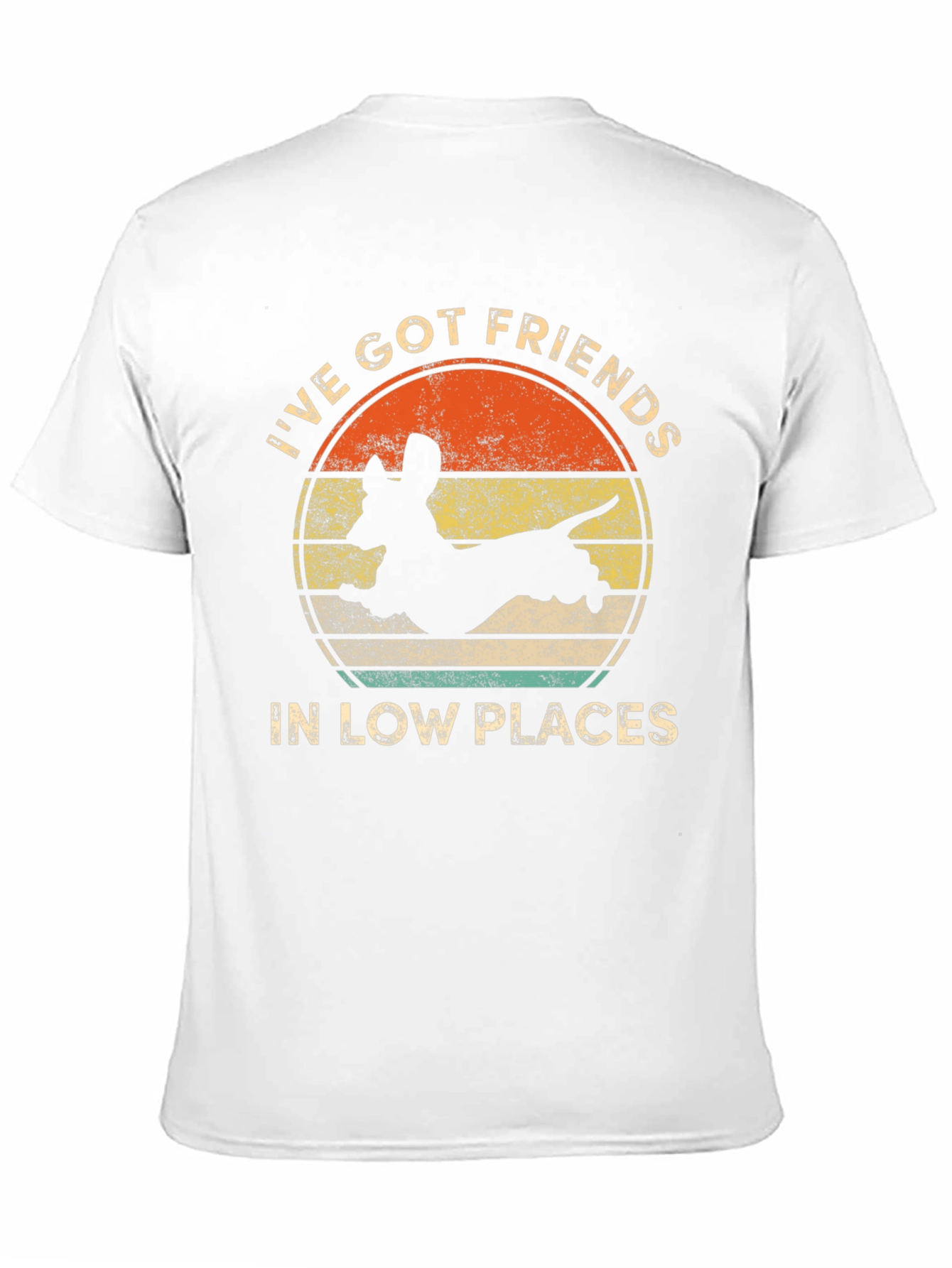 Low Places Dachshund Graphic Tee