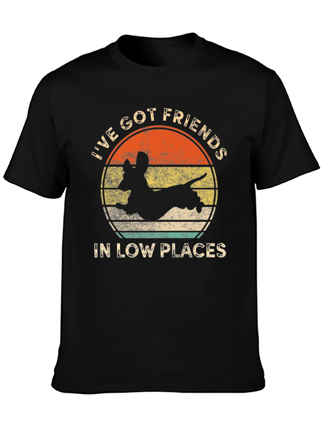 Low Places Dachshund Graphic Tee