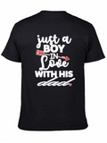 Boy In Love With His Dad Graphic T-Shirt