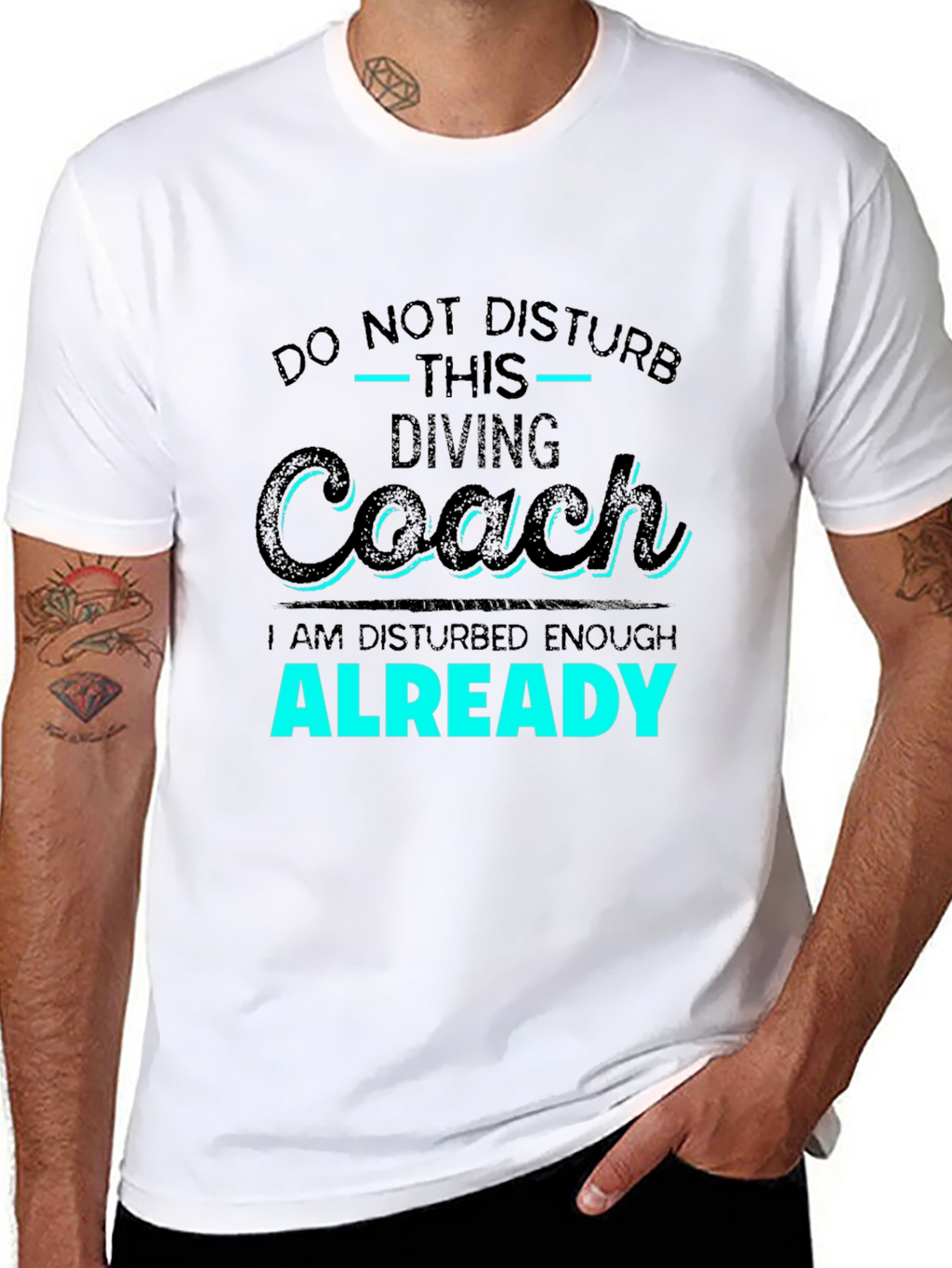 Diving Coach T-Shirt - Do Not Disturb