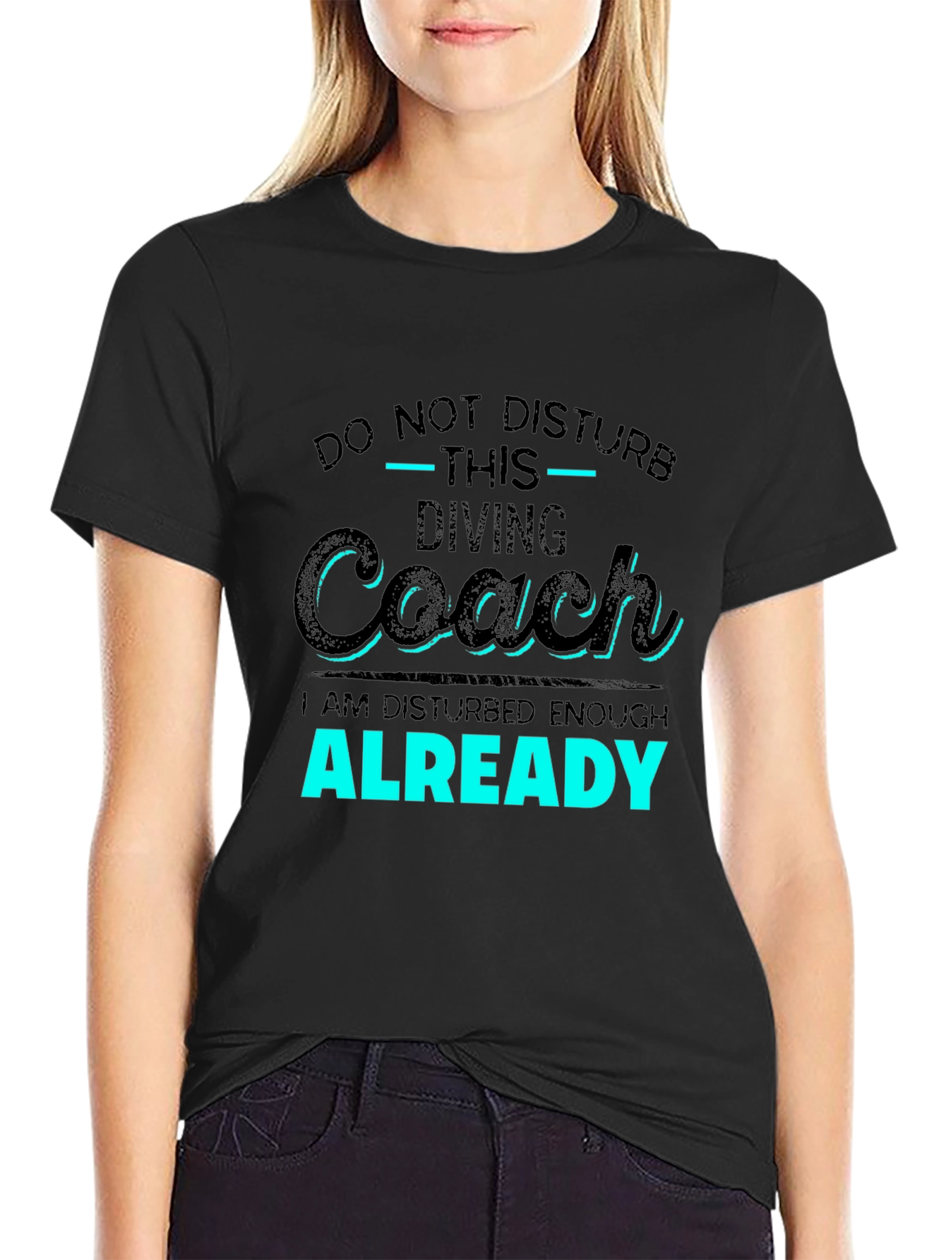 Diving Coach T-Shirt - Do Not Disturb