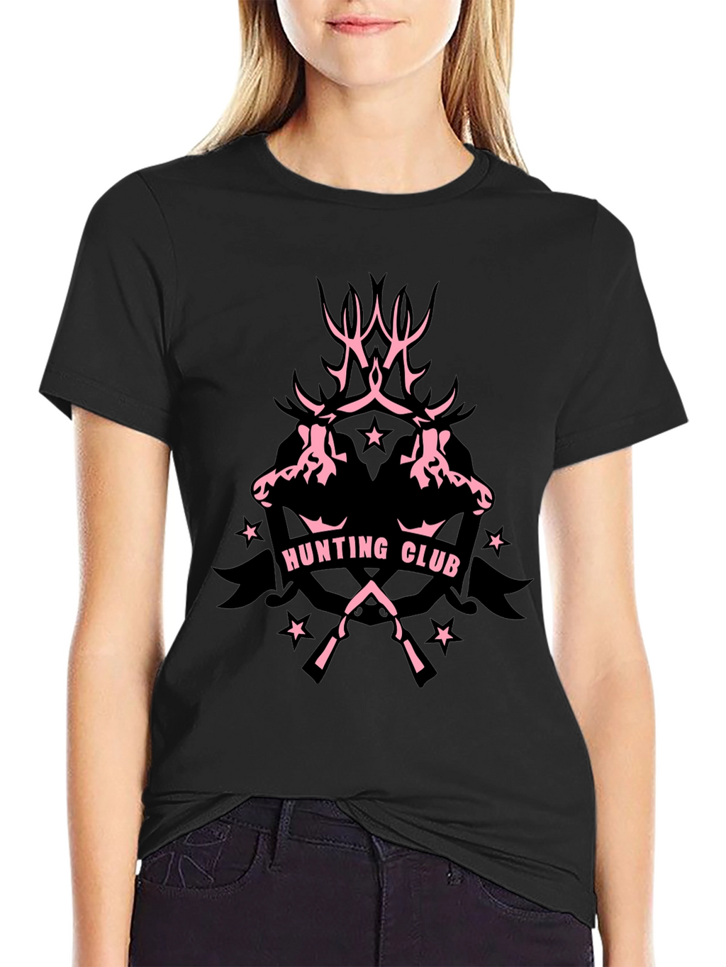 Hunting Club Graphic Tee - Black T-Shirt