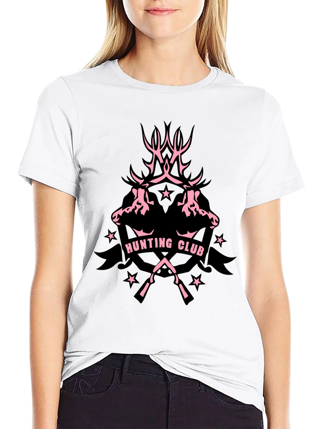 Hunting Club Graphic Tee - Black T-Shirt