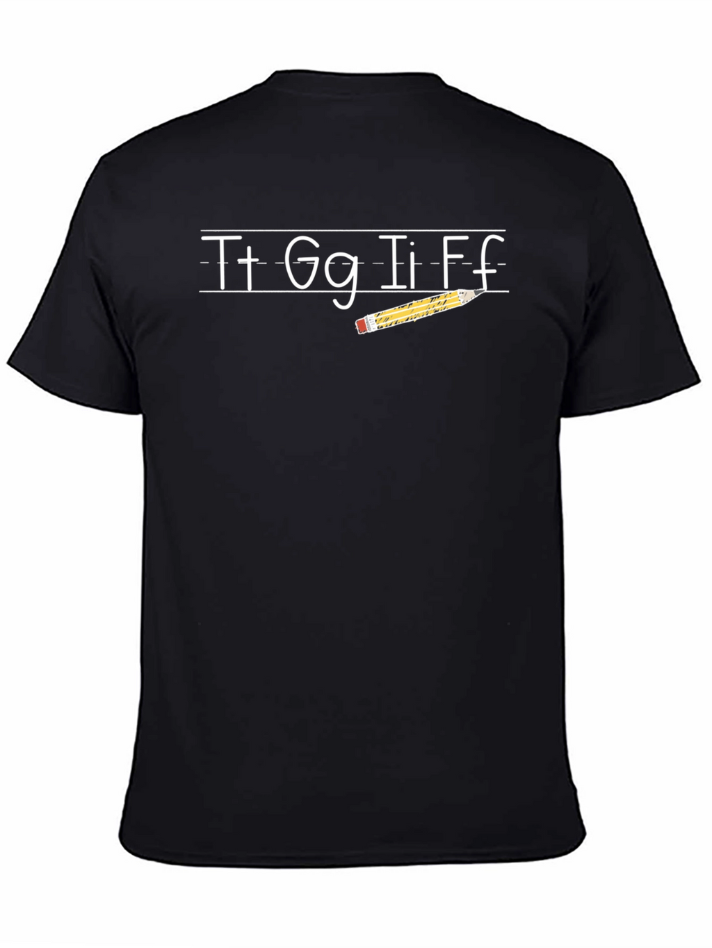 Teacher Alphabet & Pencil T-Shirt