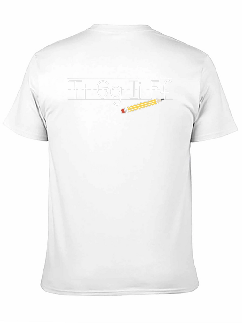 Teacher Alphabet & Pencil T-Shirt