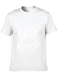 In Love With Myself Black Graphic Tee