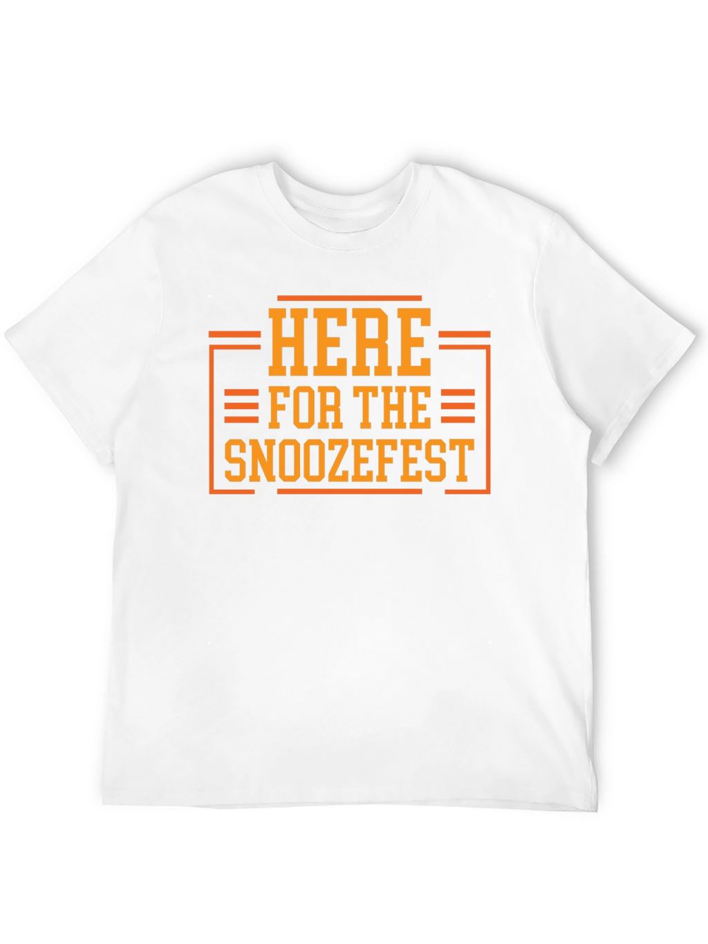 Here for the Snoozefest Graphic Tee - Black
