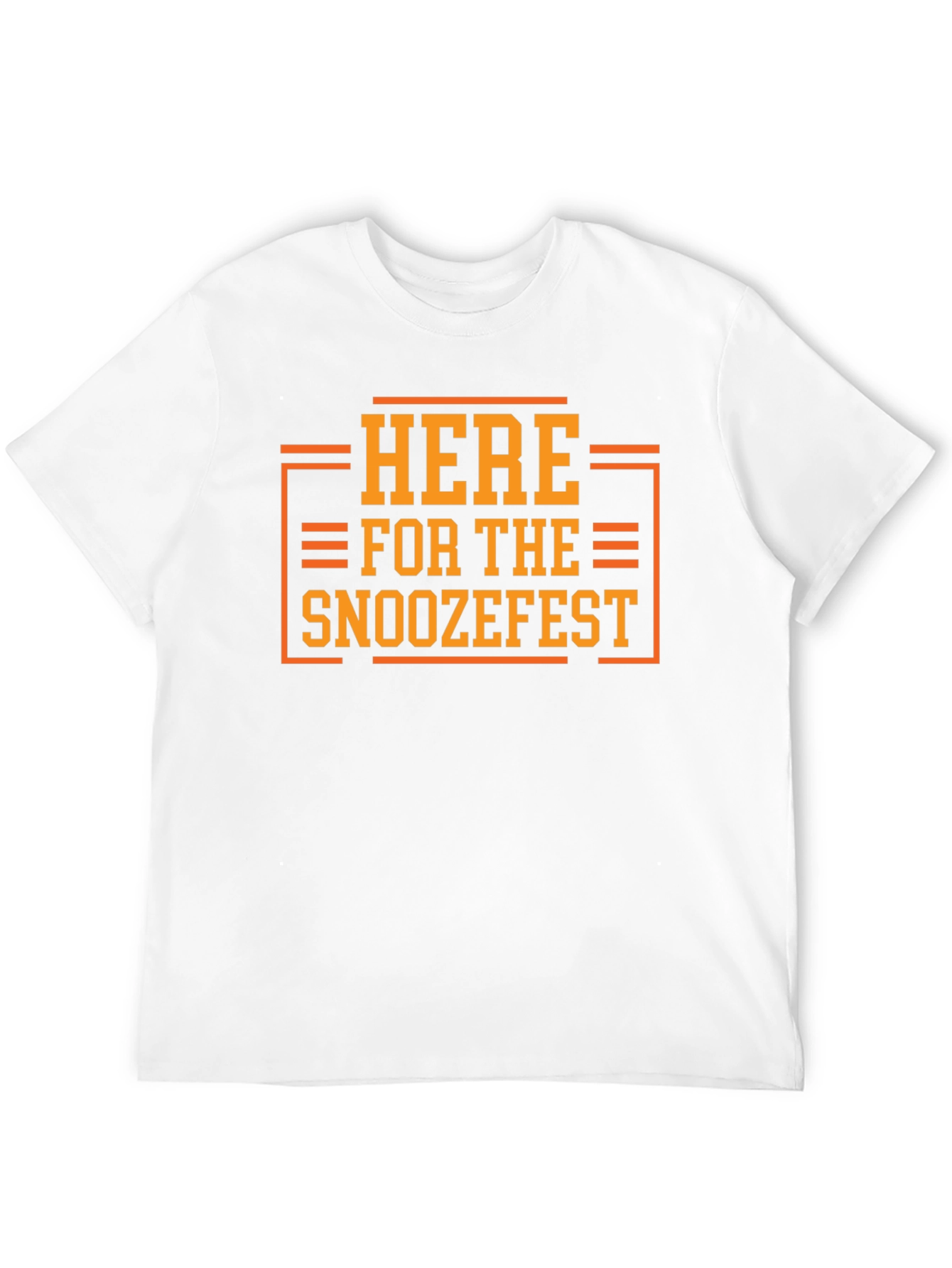 Here for the Snoozefest Graphic Tee - Black