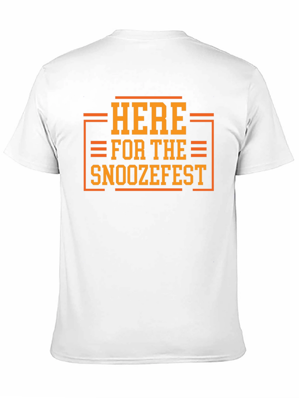 Here for the Snoozefest Graphic Tee - Black