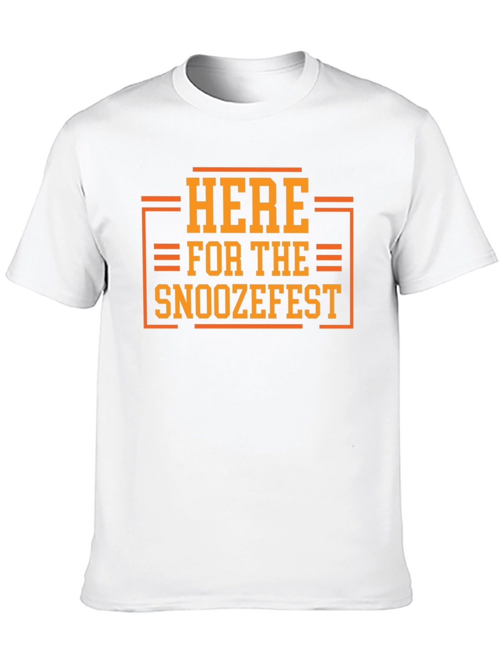 Here for the Snoozefest Graphic Tee - Black