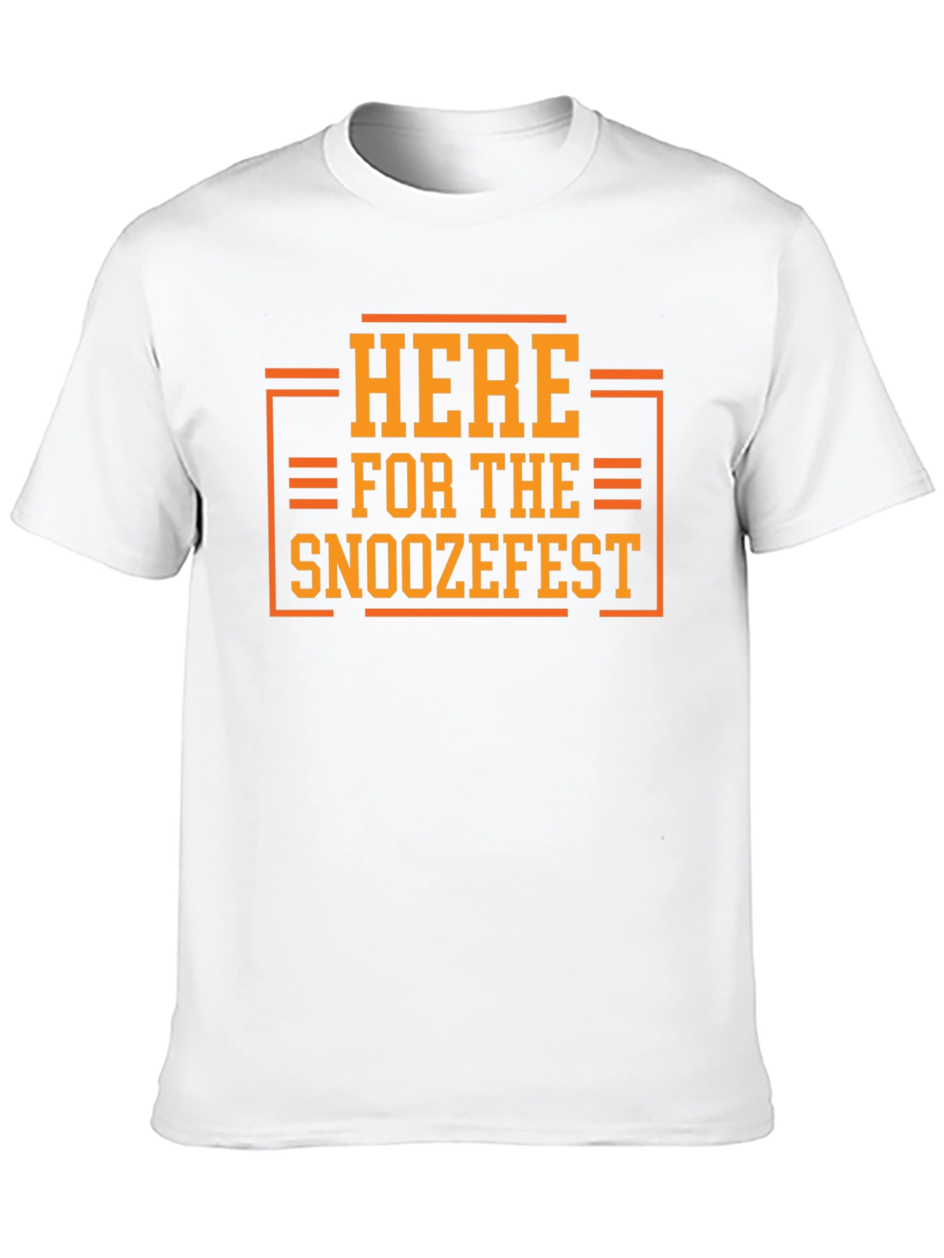 Here for the Snoozefest Graphic Tee - Black