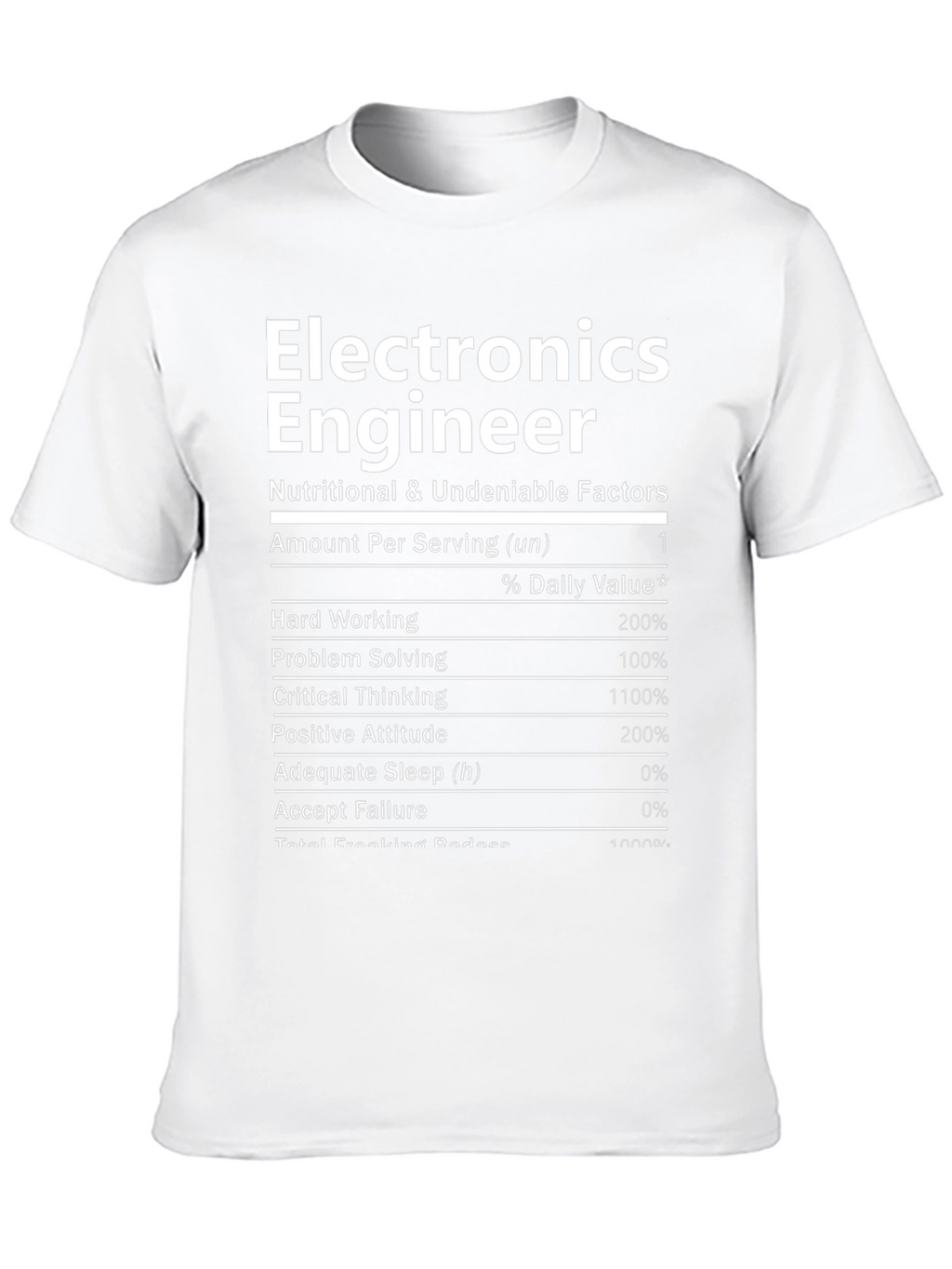 Electronics Engineer Nutritional T-Shirt