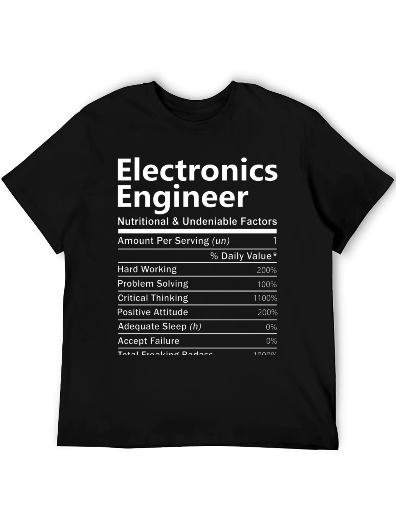 Electronics Engineer Nutritional T-Shirt