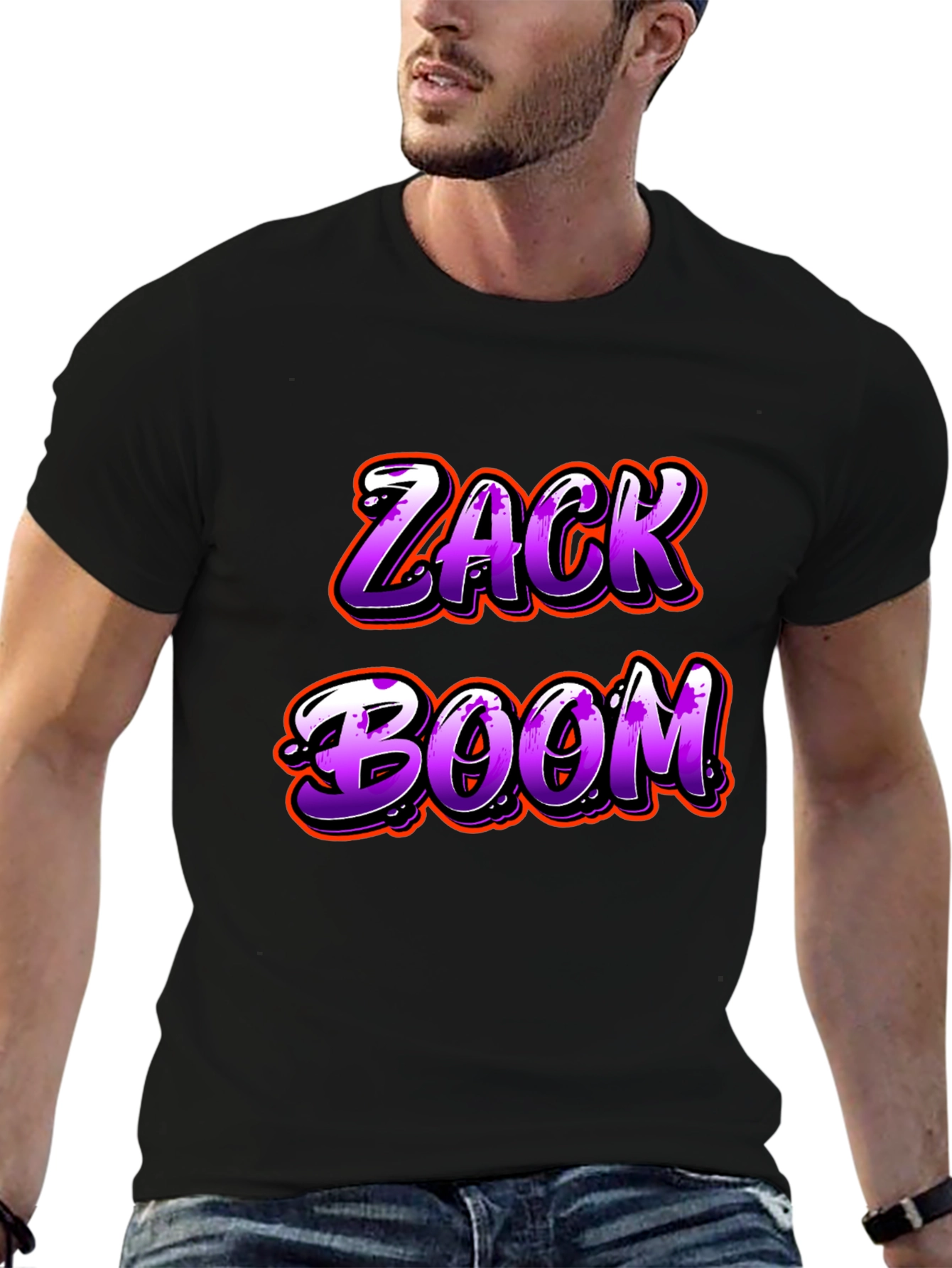Zack Boom Graphic Print T-Shirt