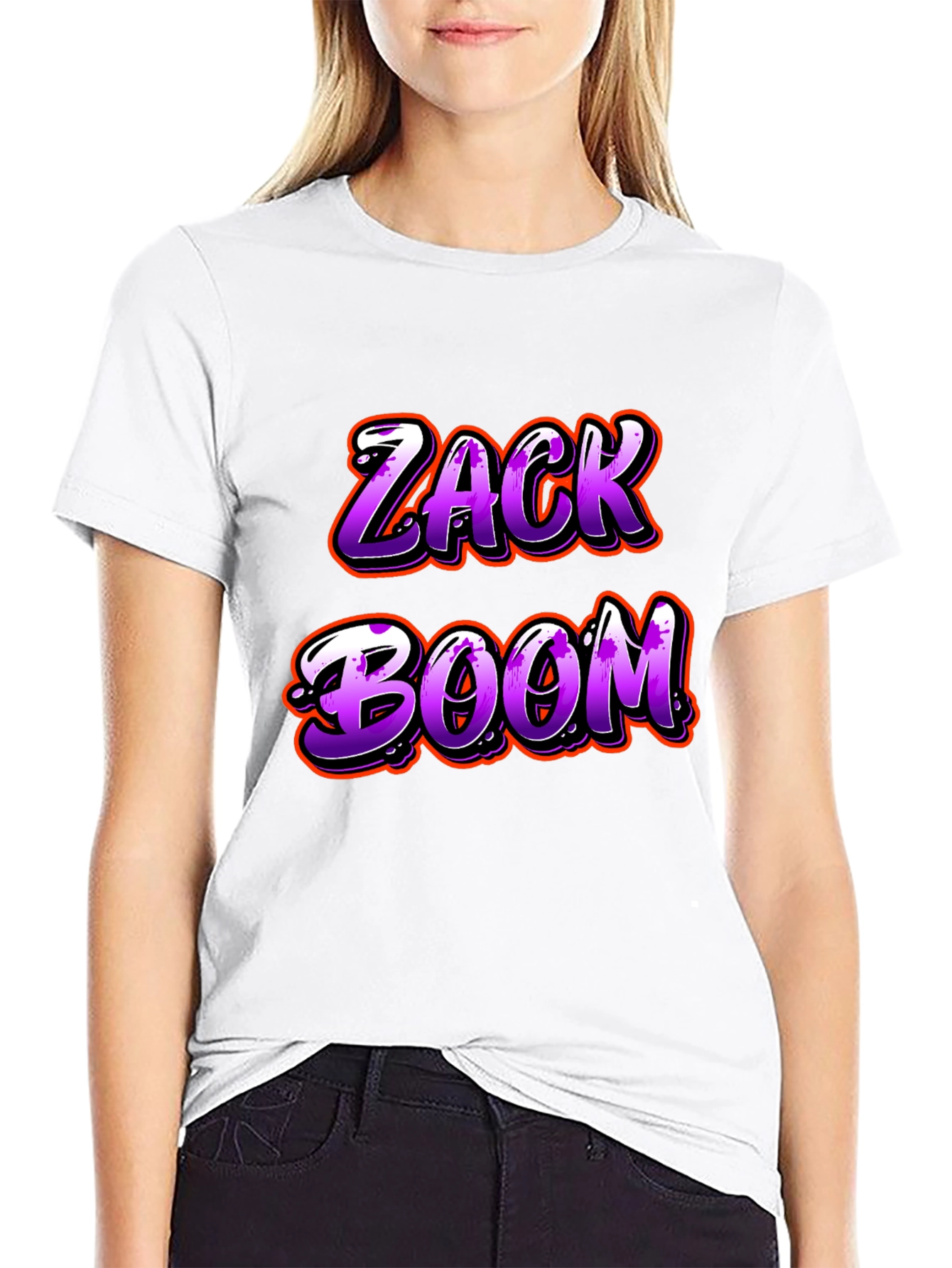 Zack Boom Graphic Print T-Shirt