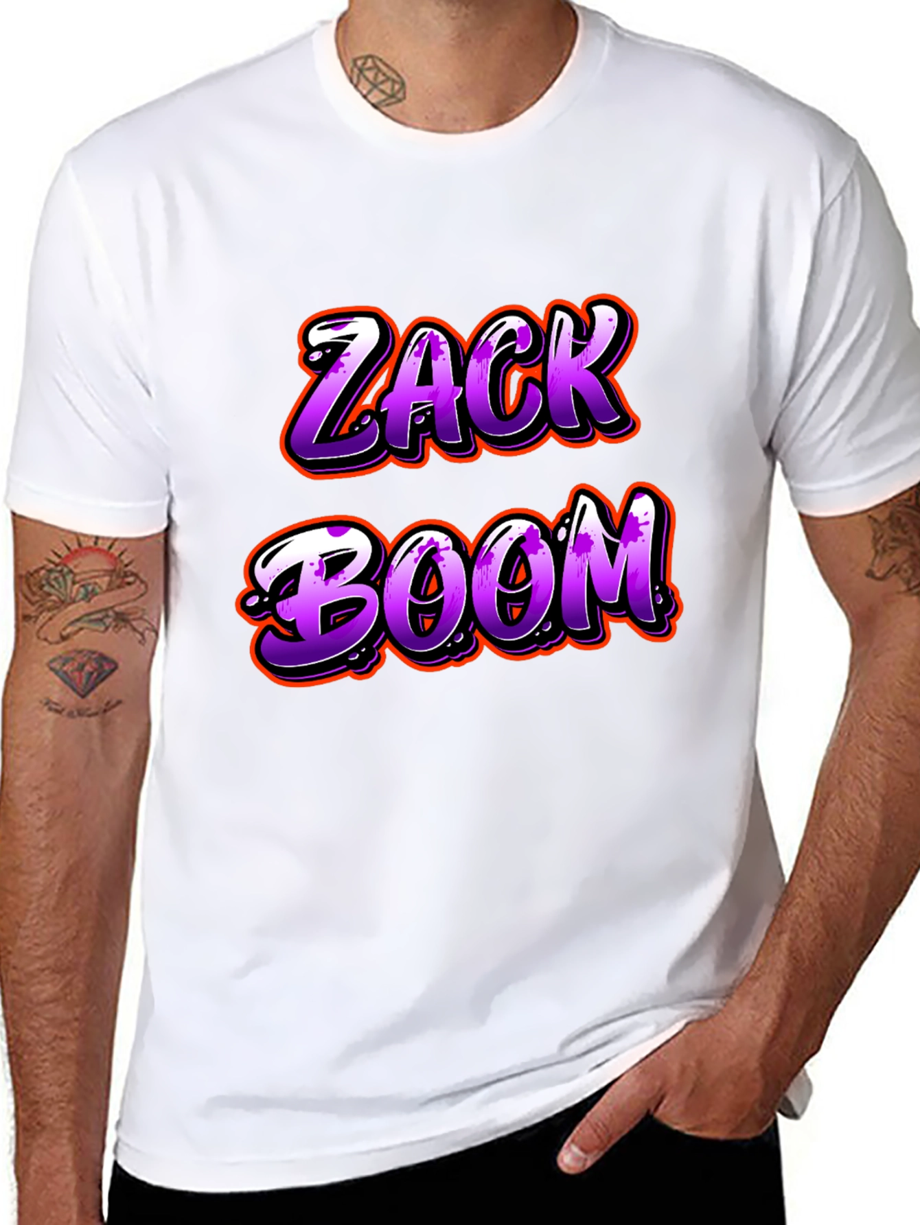 Zack Boom Graphic Print T-Shirt
