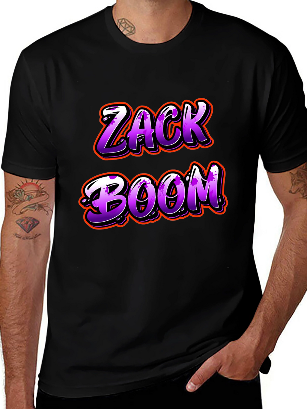 Zack Boom Graphic Print T-Shirt