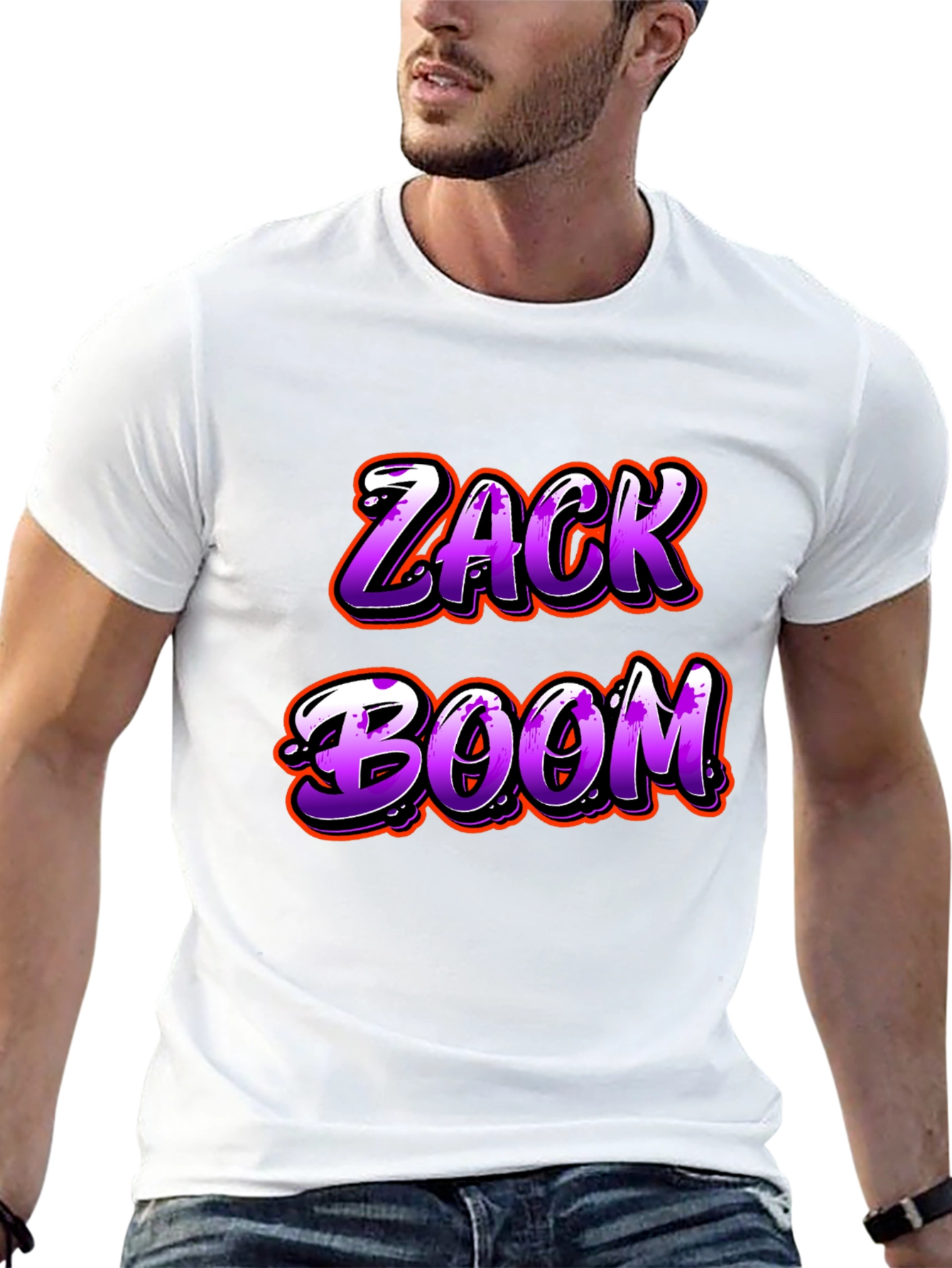 Zack Boom Graphic Print T-Shirt