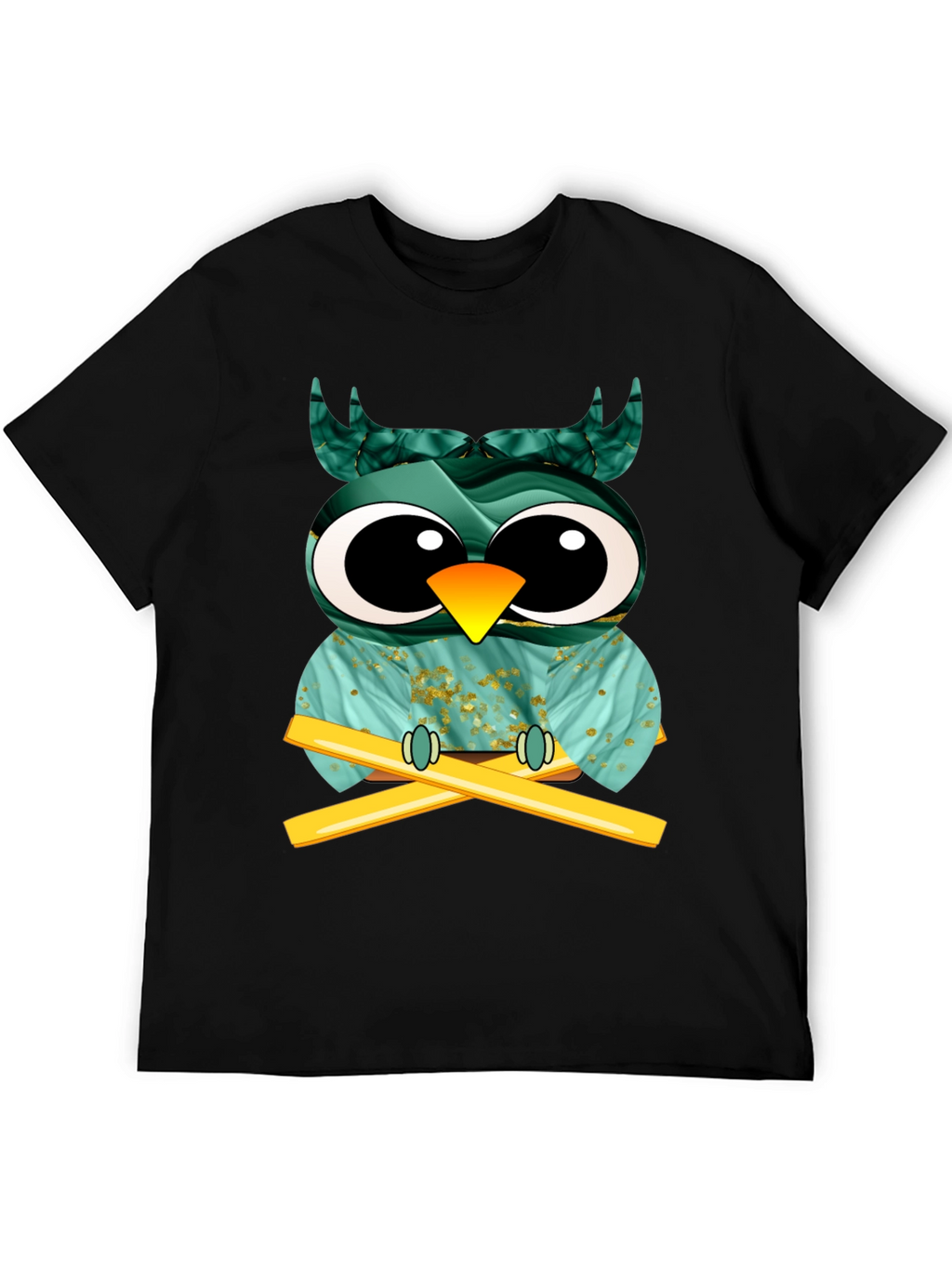 Whimsical Owl Graphic Tee - Unique Design