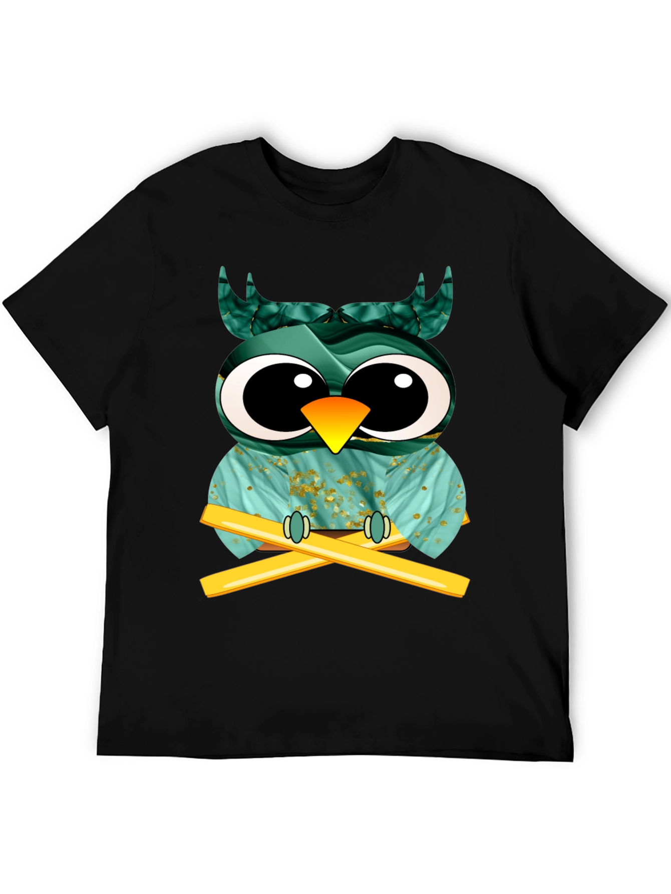 Whimsical Owl Graphic Tee - Unique Design