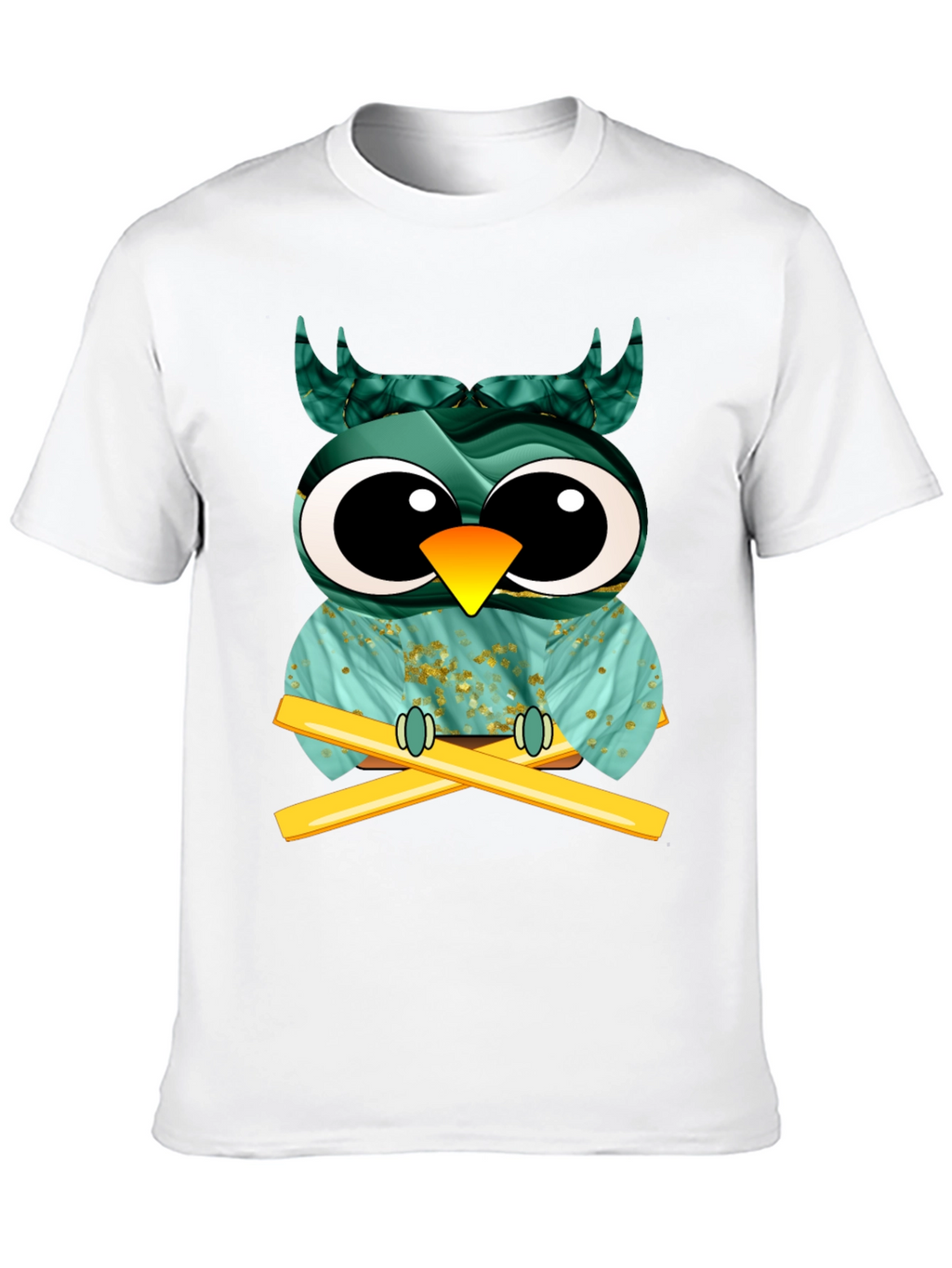 Whimsical Owl Graphic Tee - Unique Design