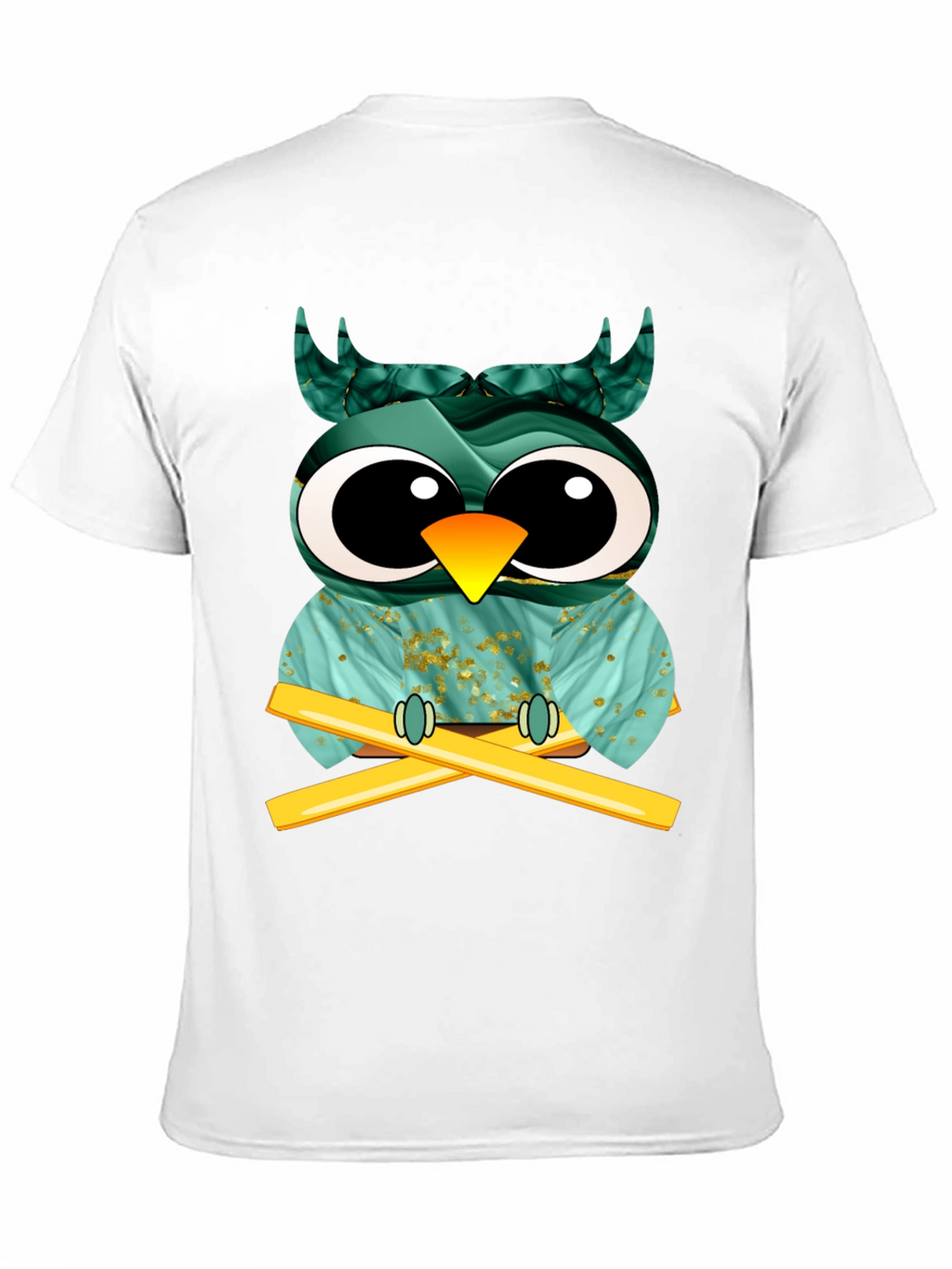 Whimsical Owl Graphic Tee - Unique Design