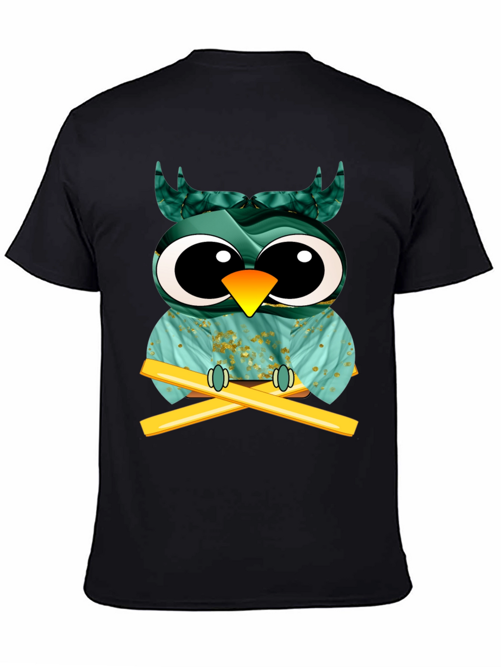 Whimsical Owl Graphic Tee - Unique Design
