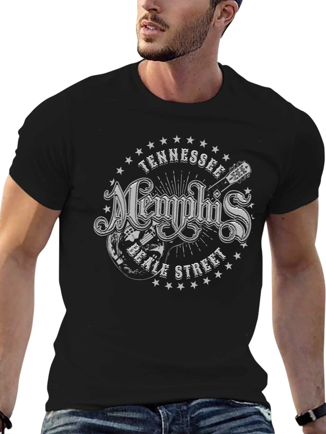 Memphis Beale Street Tennessee Graphic T-Shirt