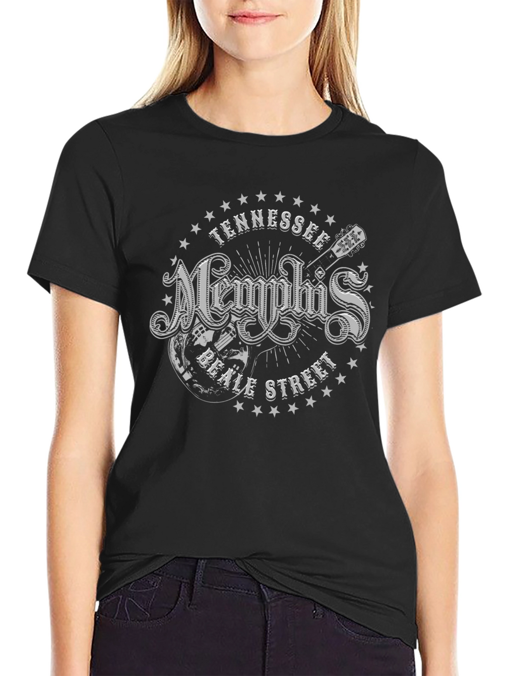 Memphis Beale Street Tennessee Graphic T-Shirt