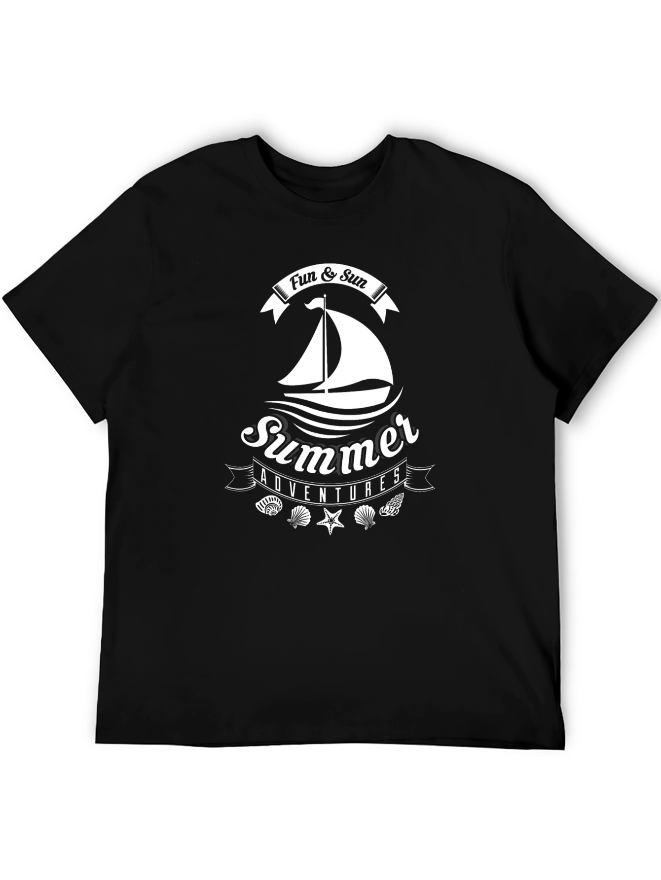 Summer Adventures T-Shirt | Fun & Sun Sailboat Tee