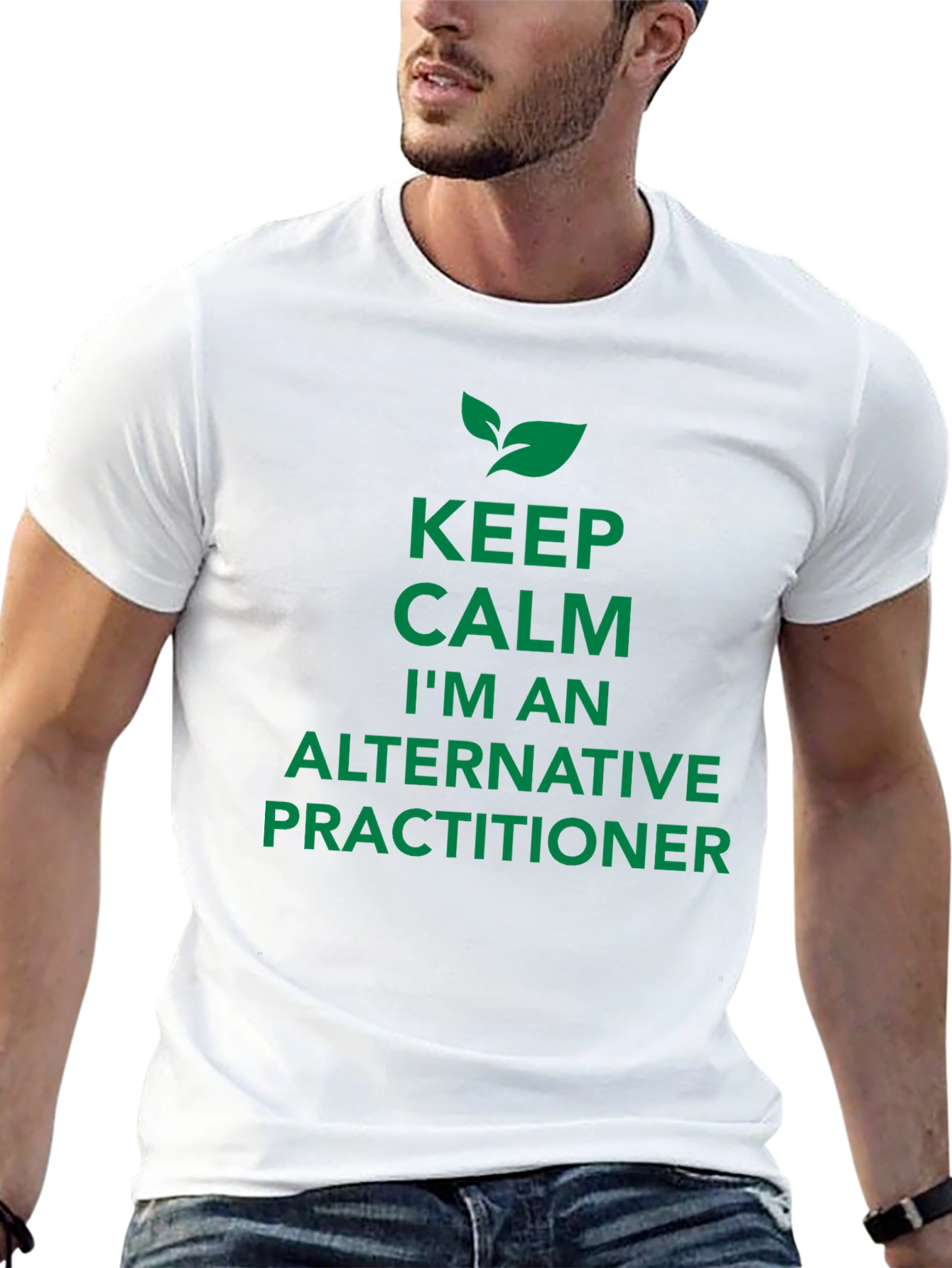 Keep Calm Alternative Practitioner Black Tee