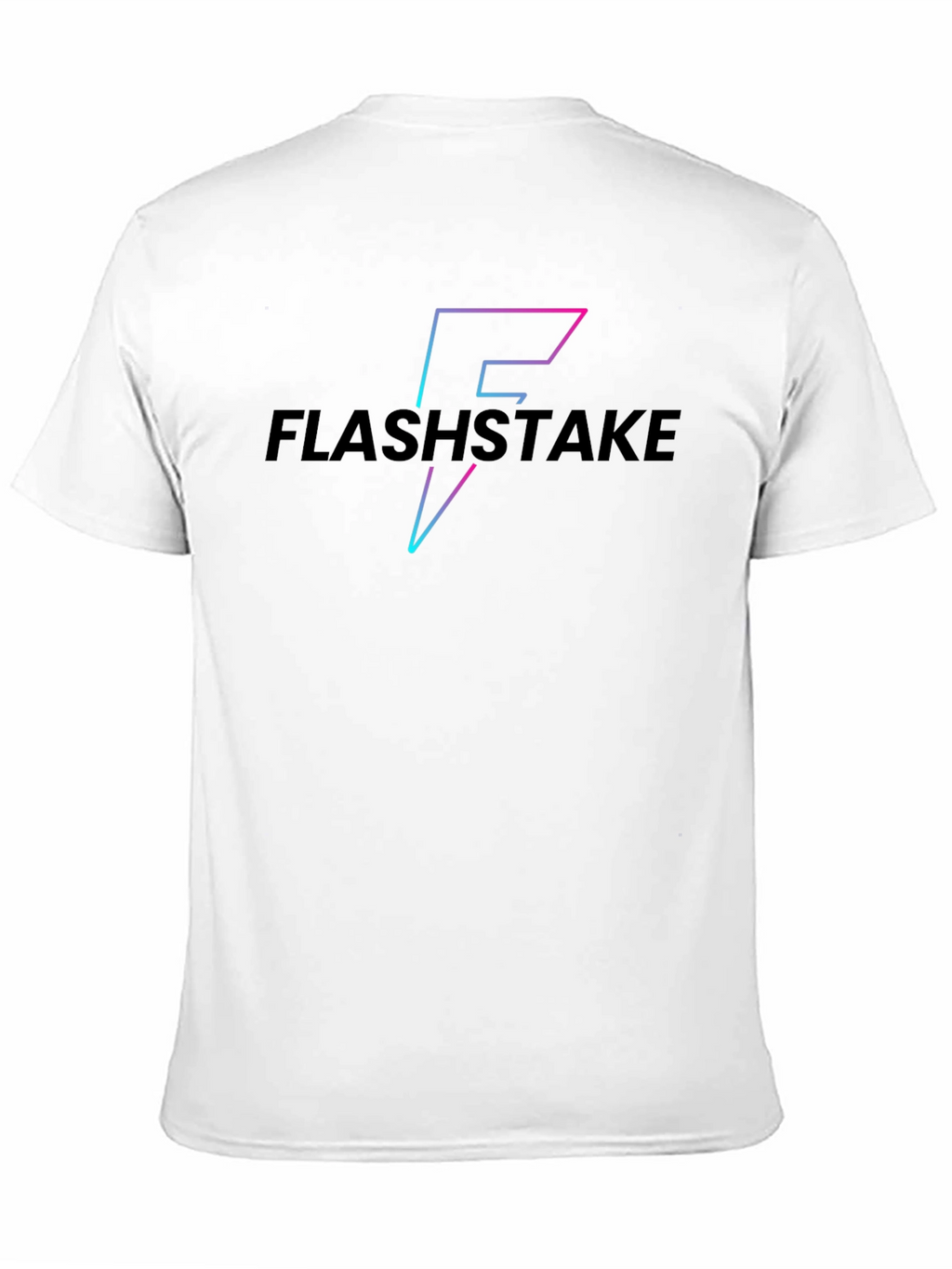 FlashStake Black Graphic Tee - Stylish Streetwear