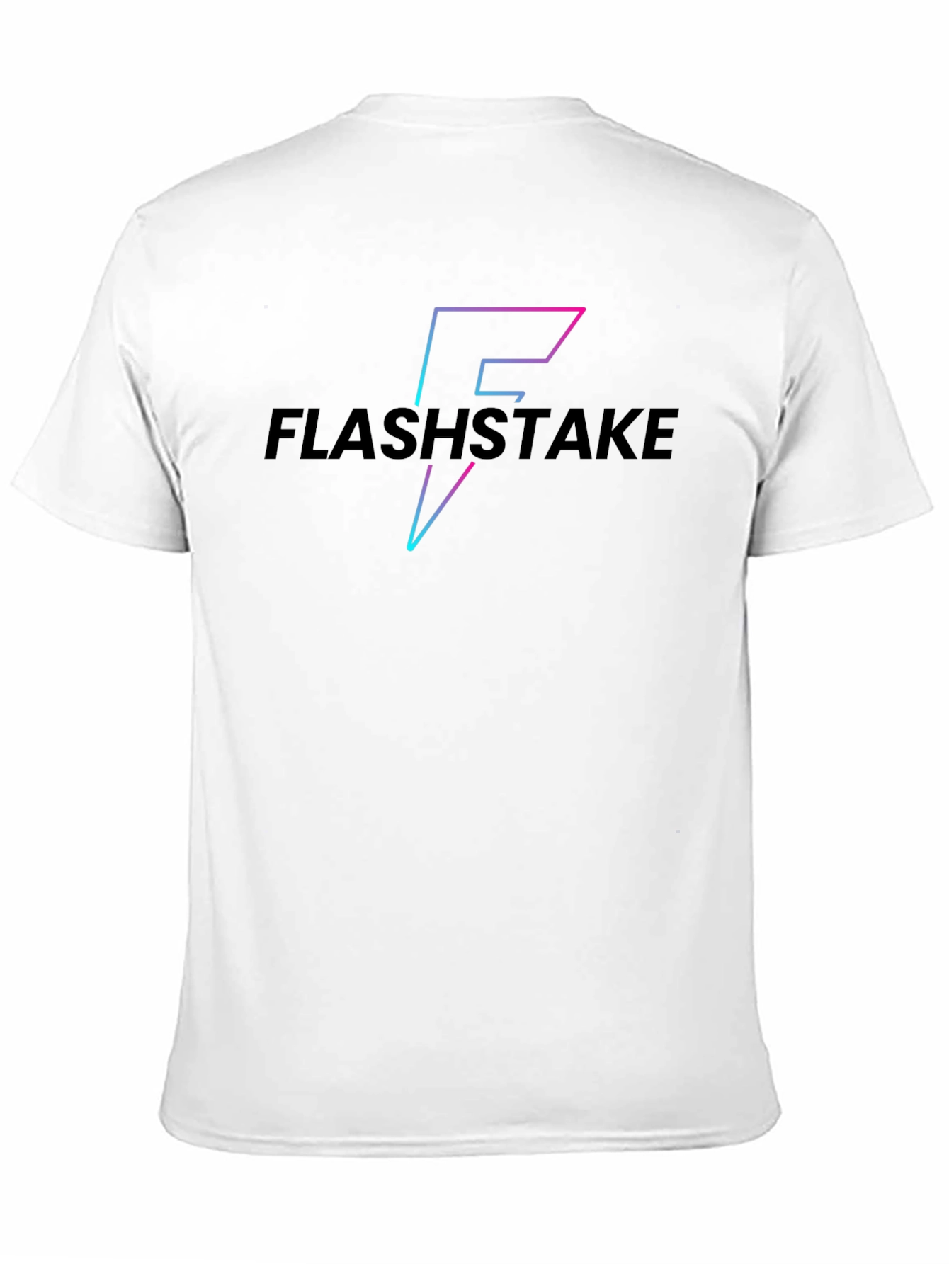 FlashStake Black Graphic Tee - Stylish Streetwear